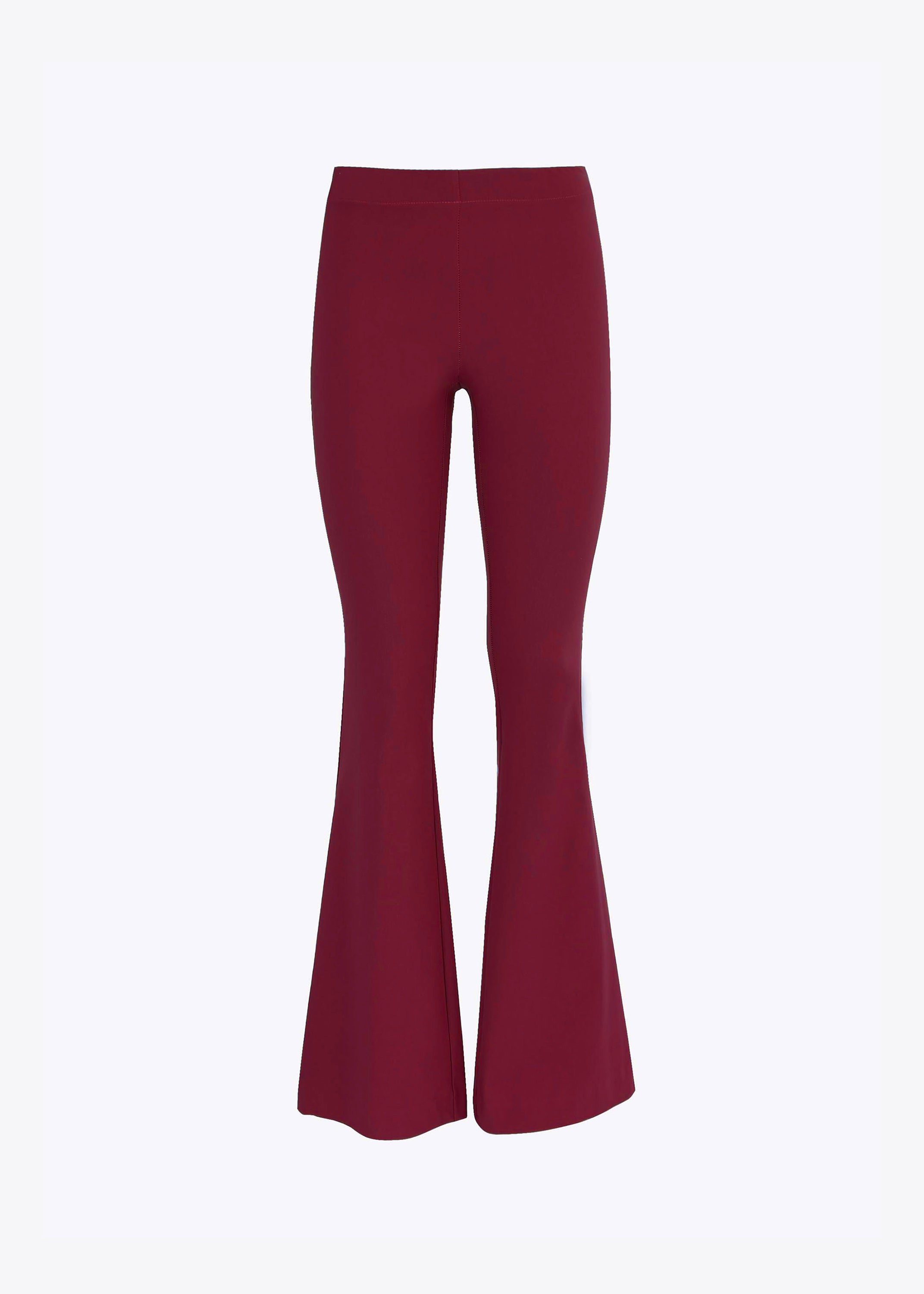 Pantaloni svasati in bengalina stretch - FW23