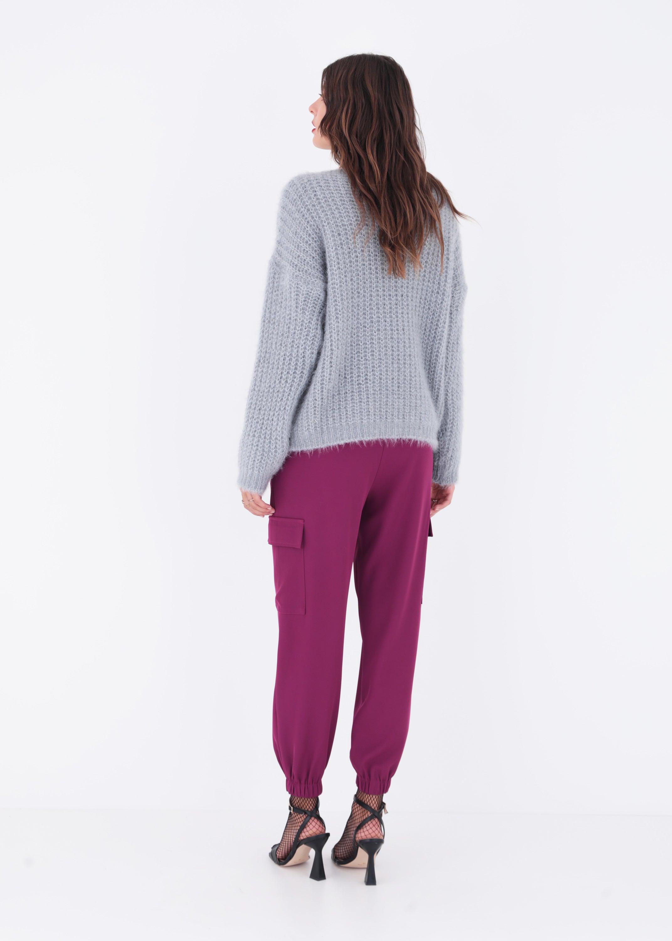 Pantalone cargo in cady - FW23