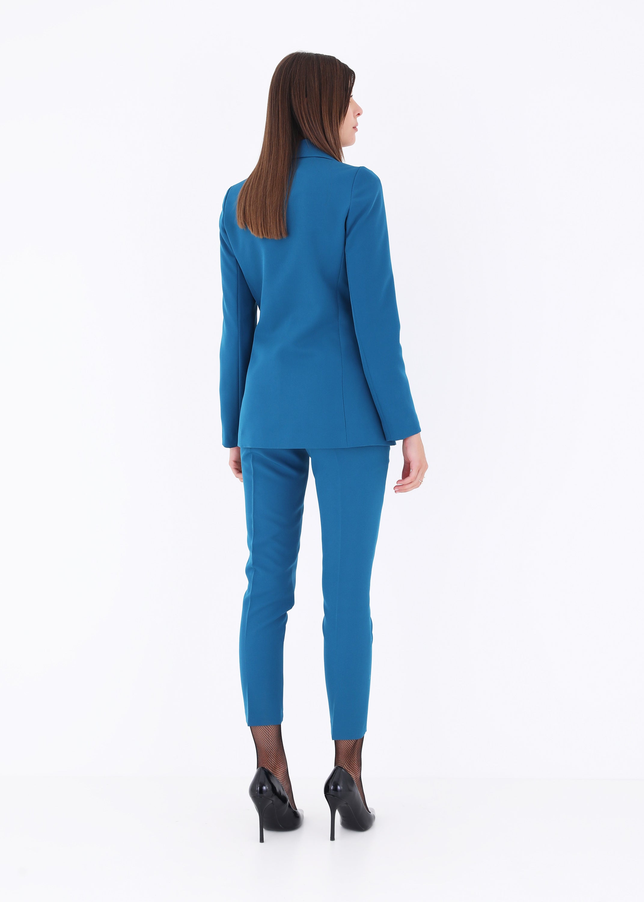 Completo ad un petto in tessuto tecnico elasticizzato - FW23