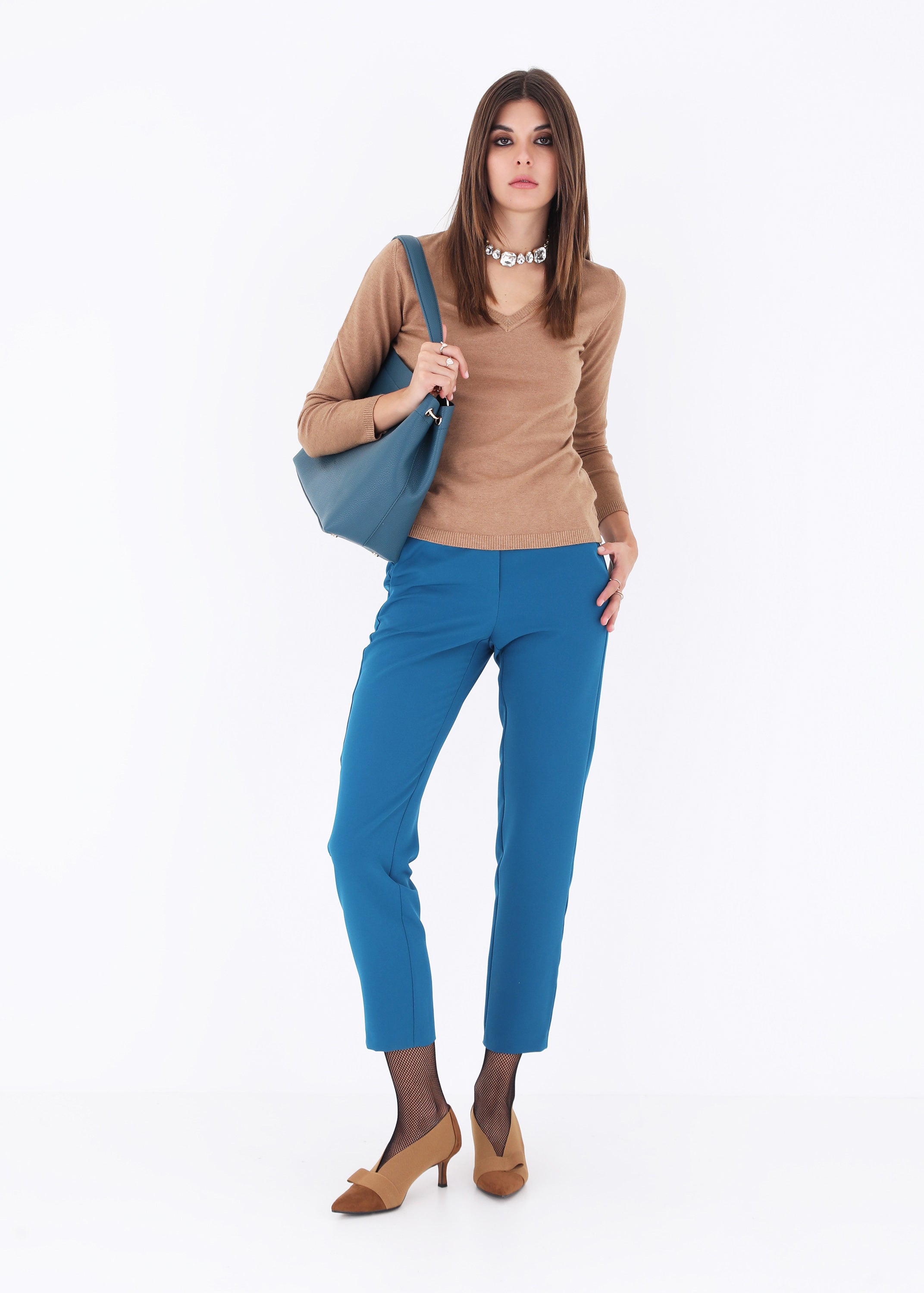 Pantalone dritto in tessuto tecnico - FW23