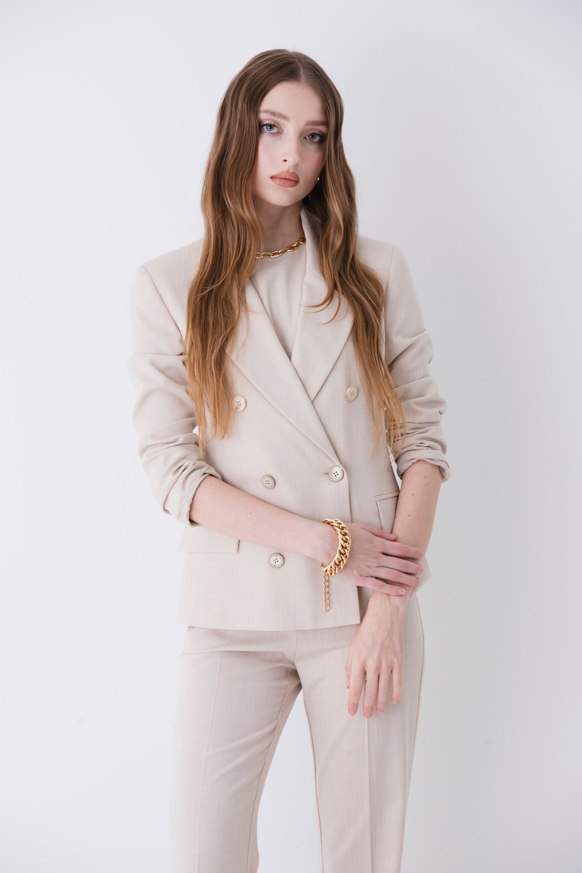 Blazer doppio petto in grisaglia - PE25