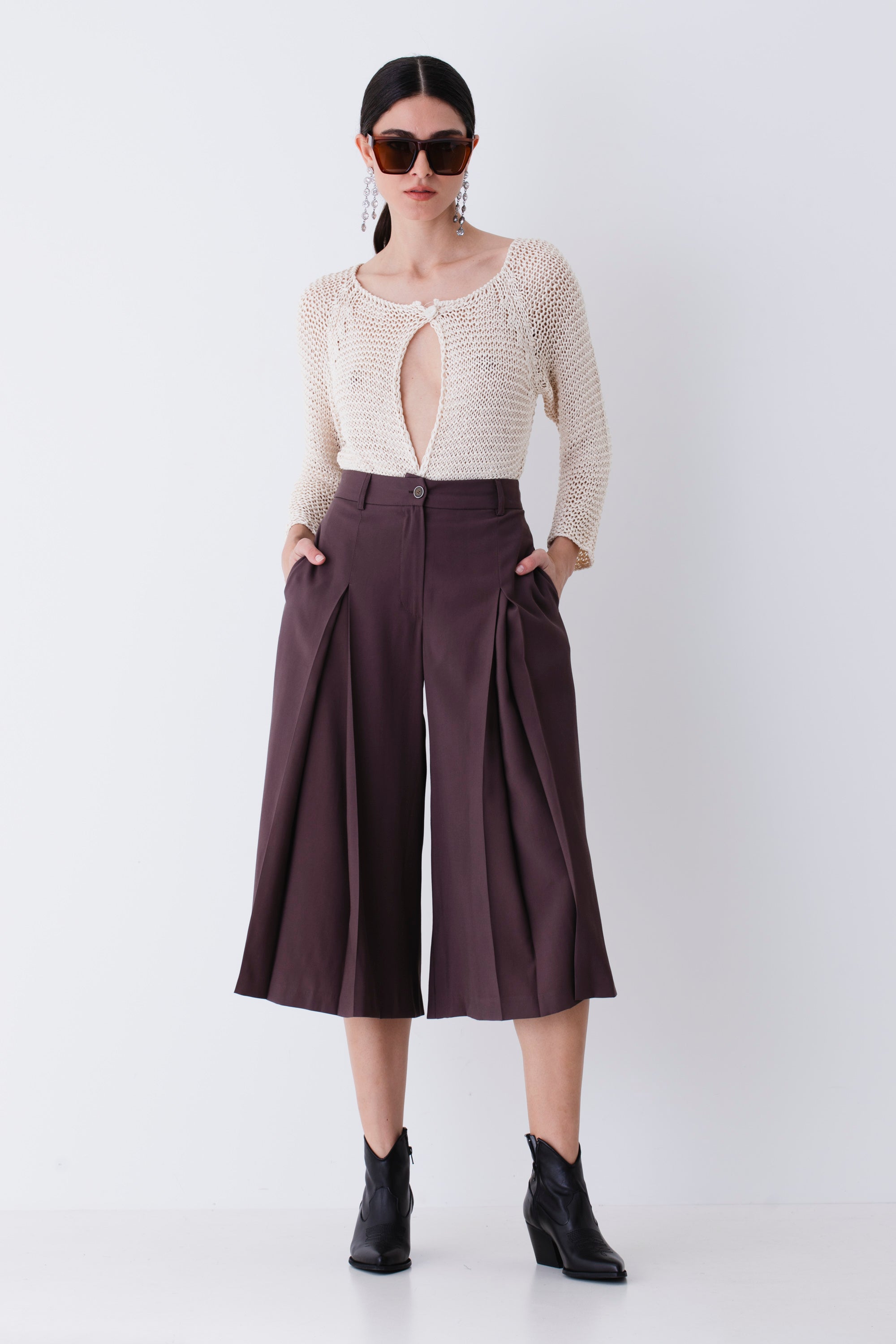 Bermuda ampio in rayon - PE25