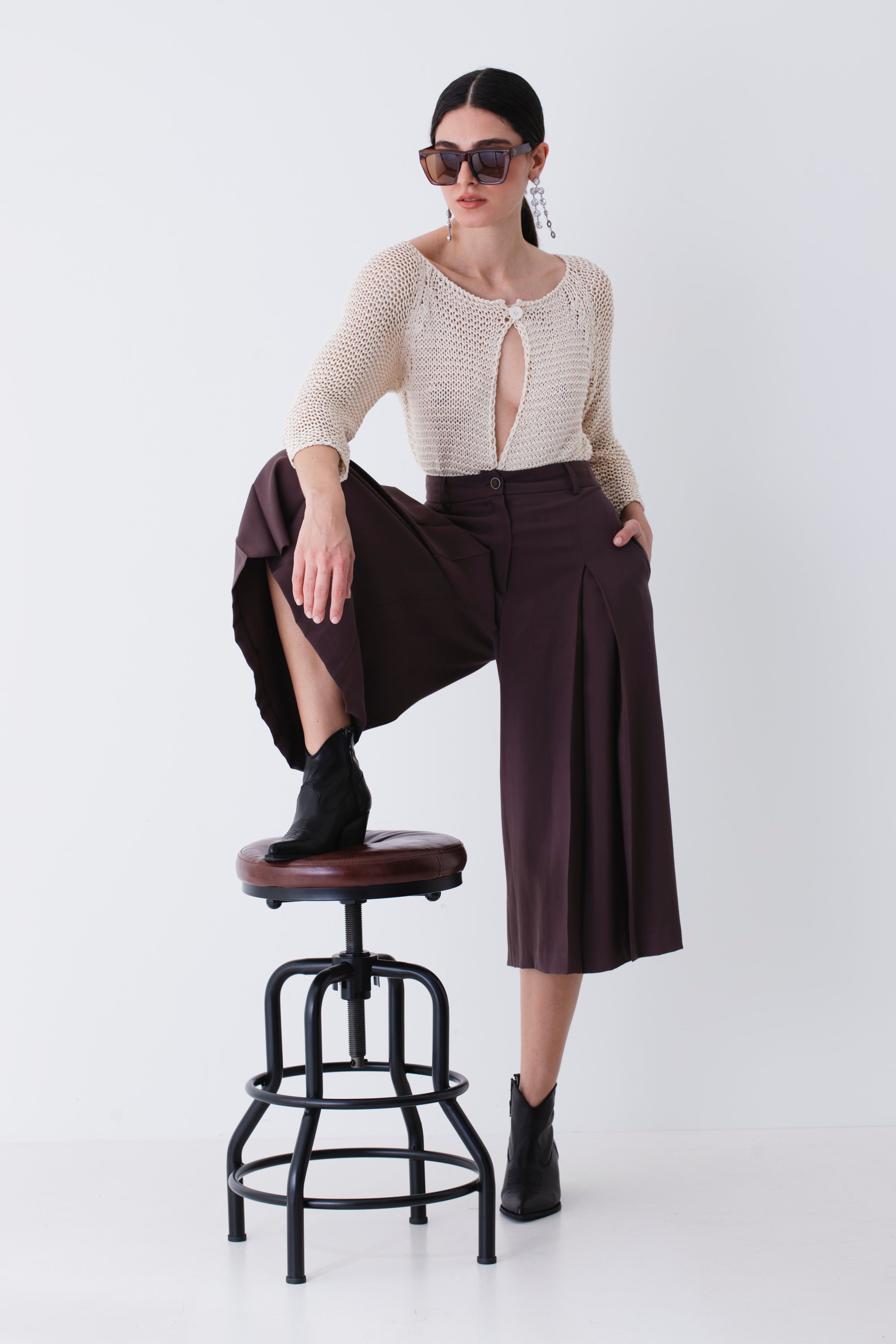 Bermuda ampio in rayon - PE25