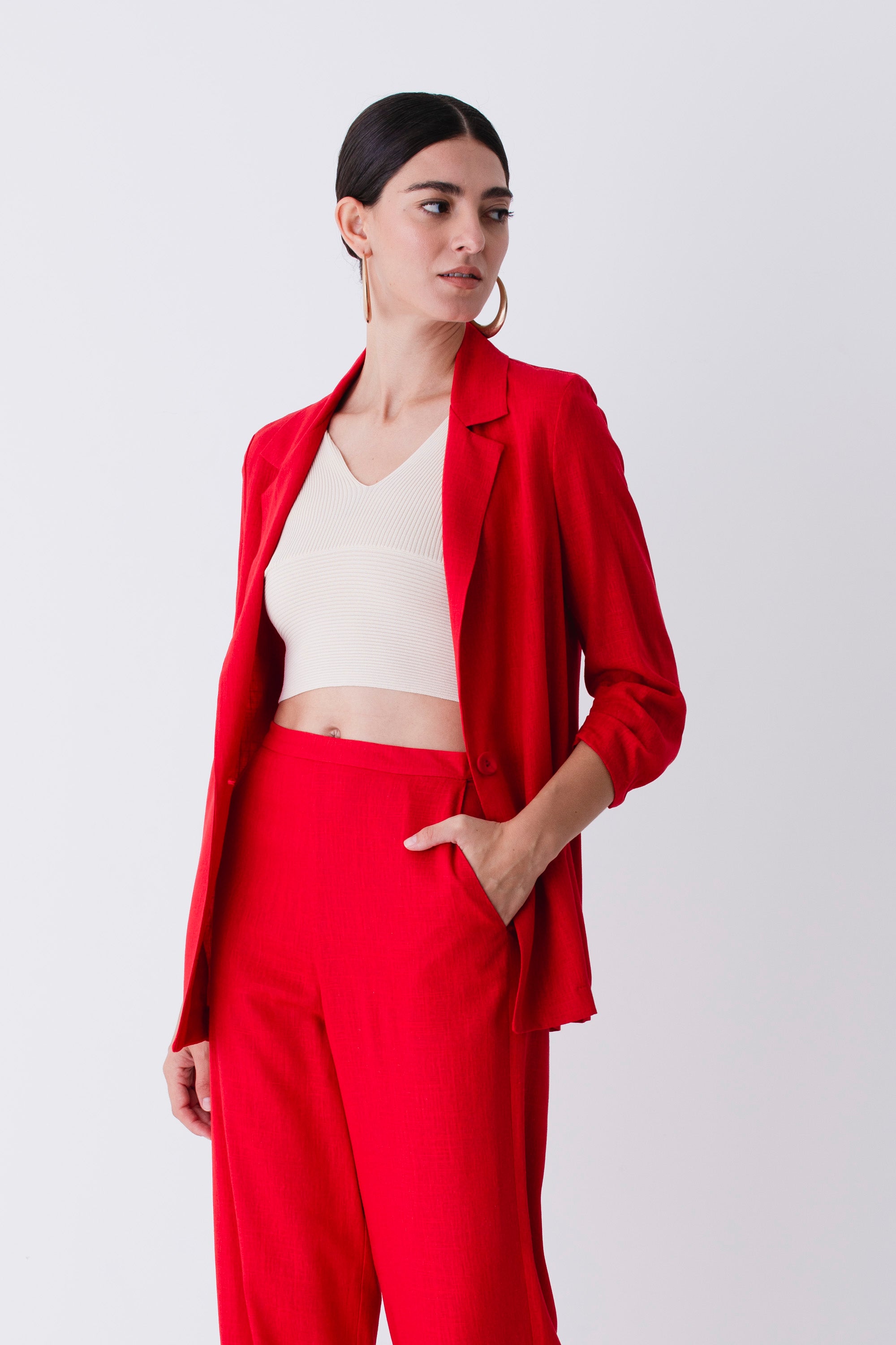 Blazer in misto lino - PE25