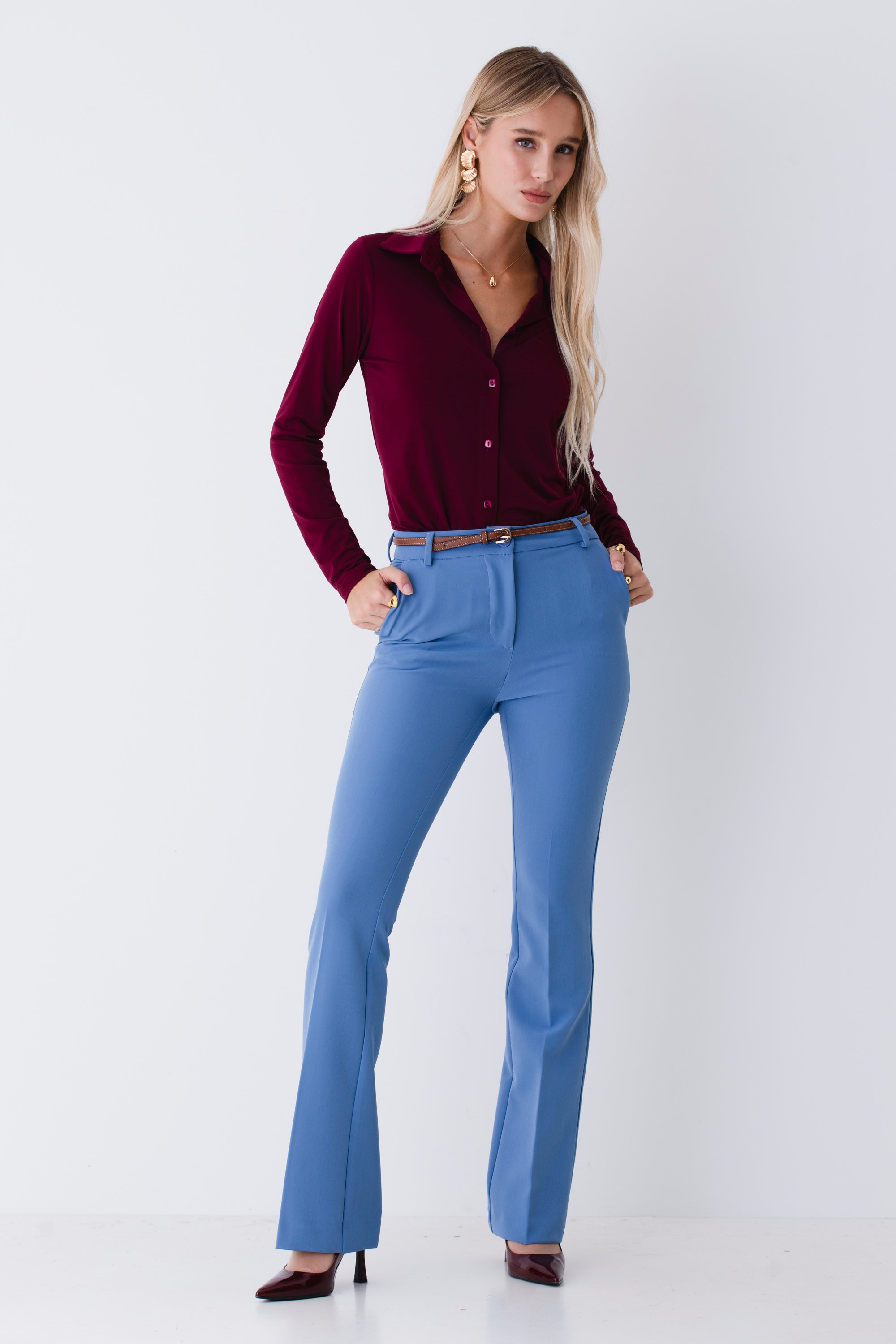 Camicia in jersey elasticizzato - FW26