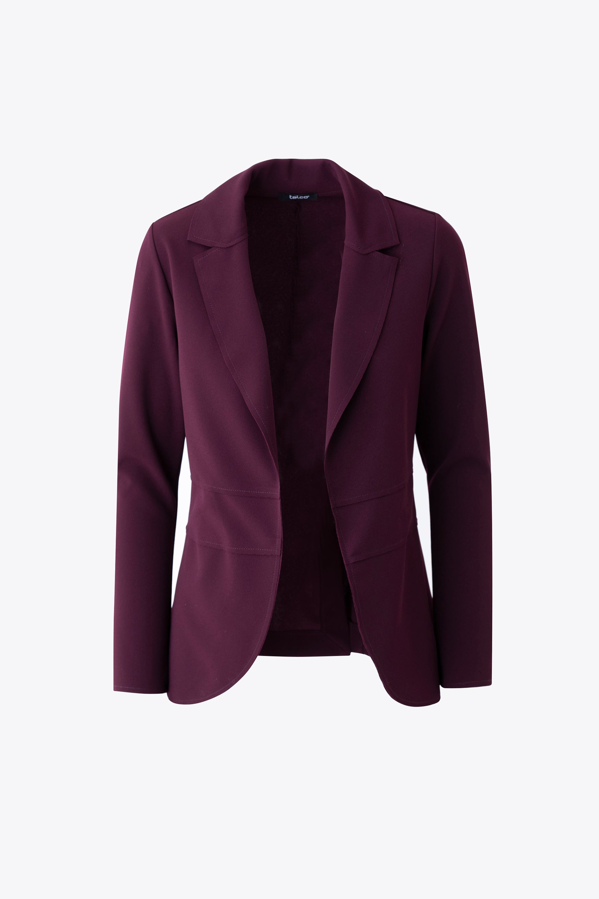 Blazer in scuba crepe con cuciture a rilievo - FW26