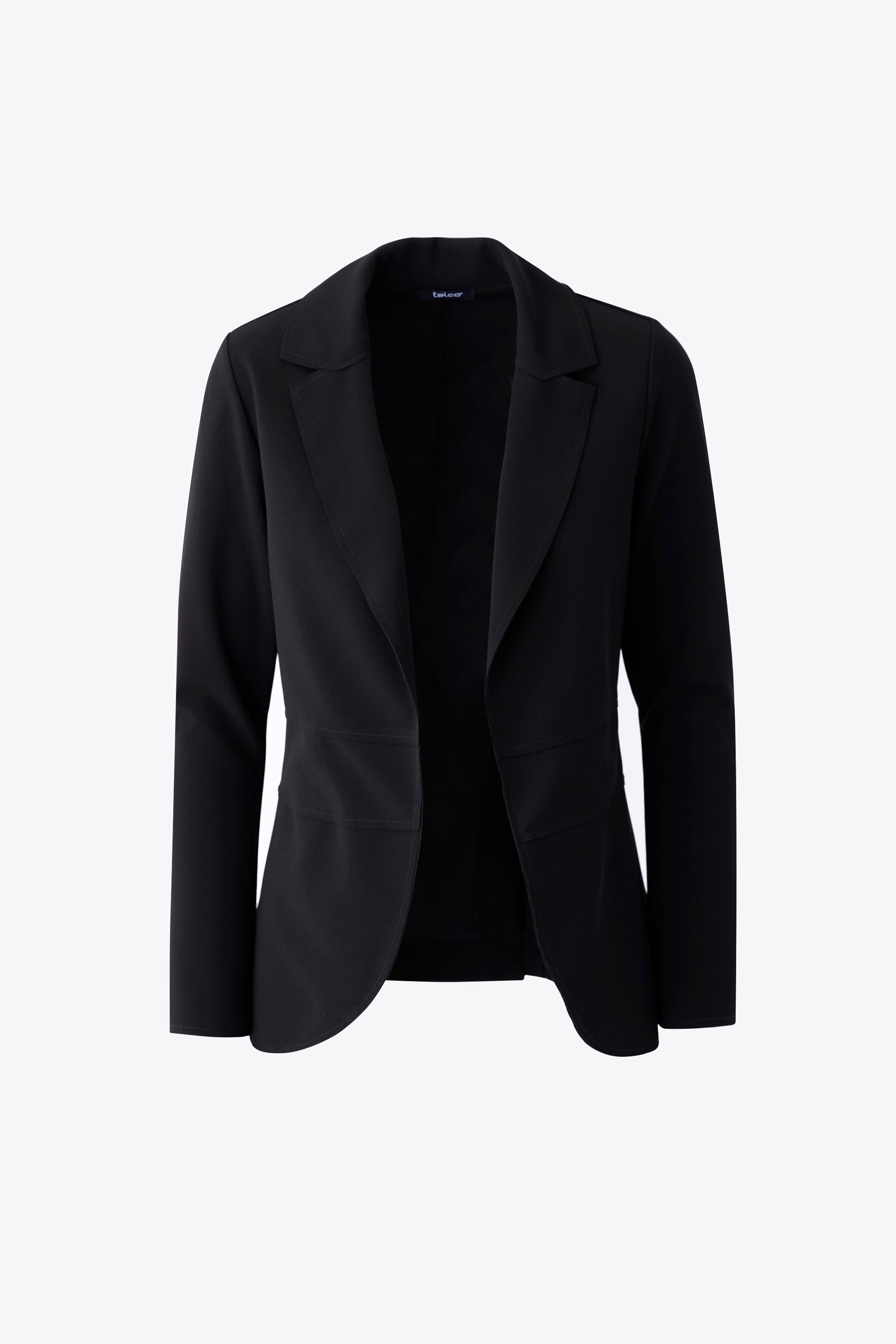 Blazer in scuba crepe con cuciture a rilievo - FW26