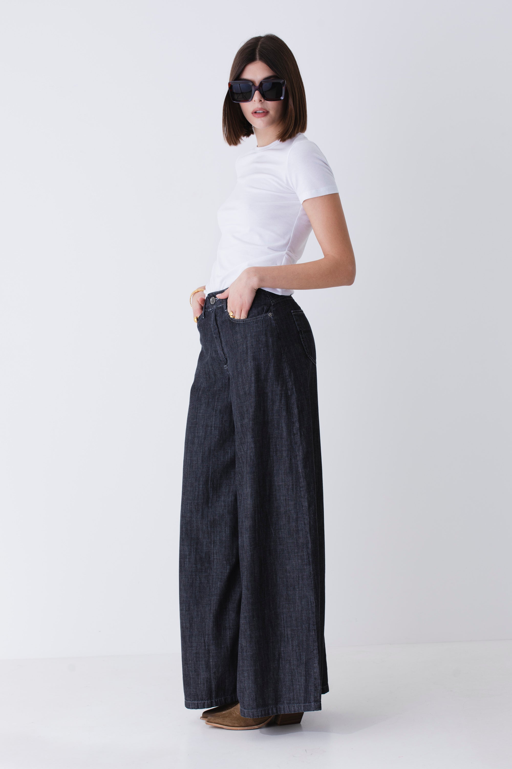 Jeans baggy wide leg - PE25