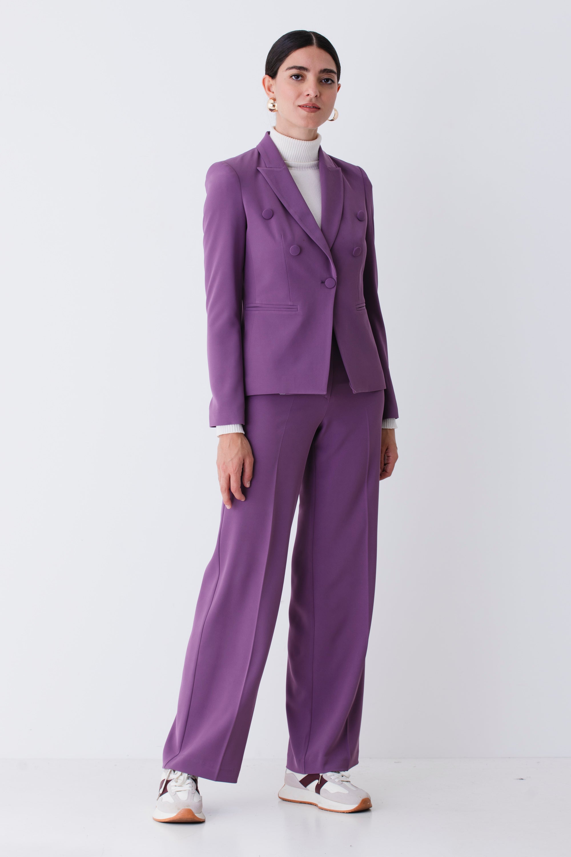 Completo ad un petto in cady fluido - FW26