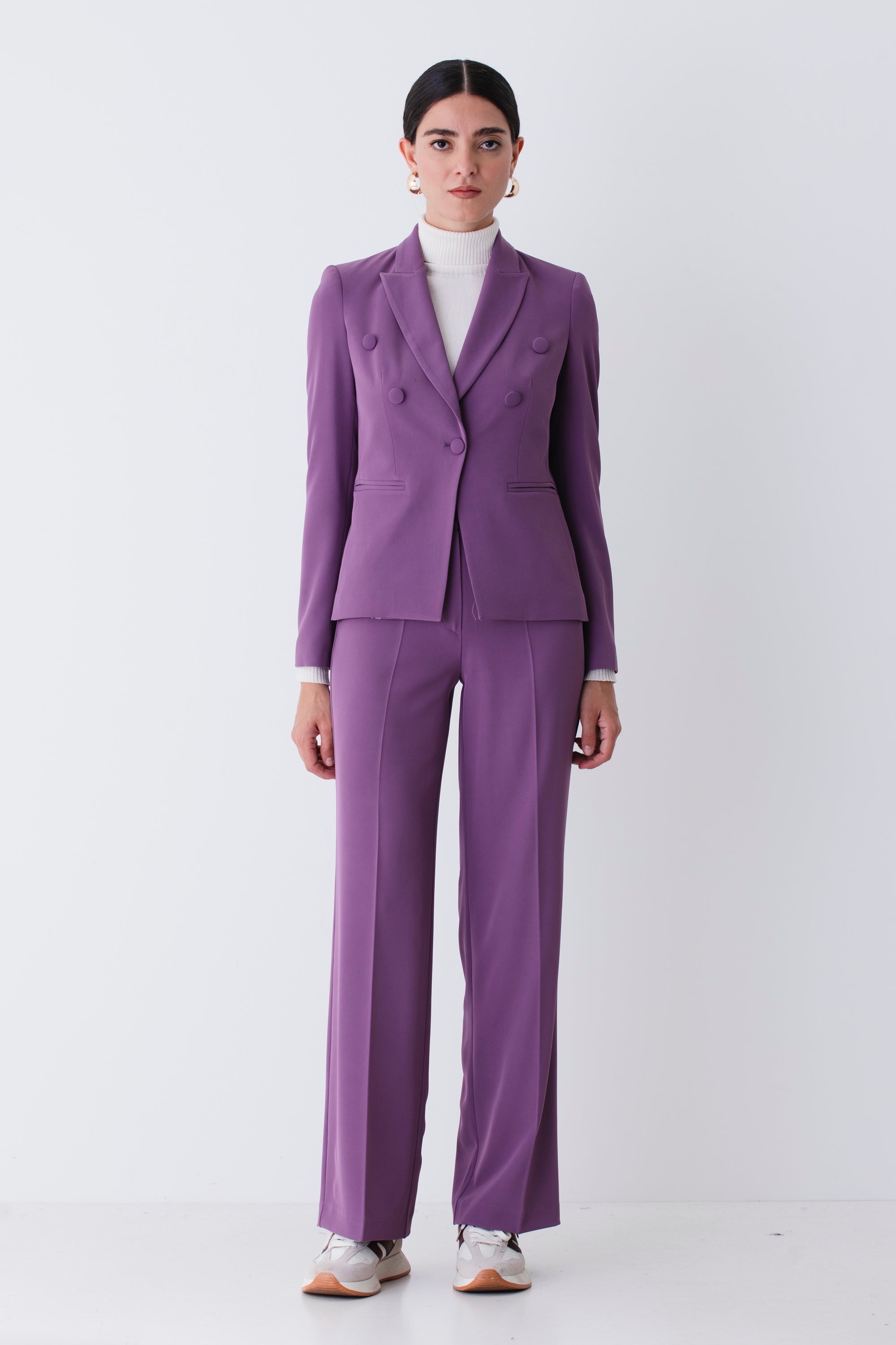 Completo ad un petto in cady fluido - FW26