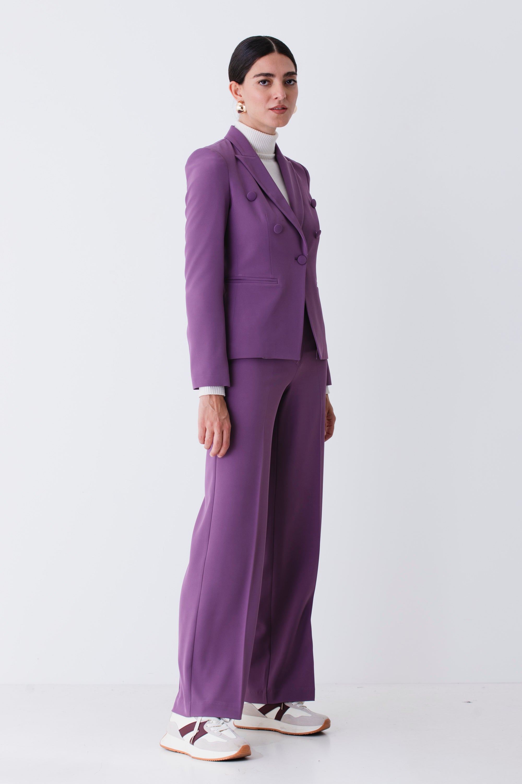 Completo ad un petto in cady fluido - FW26