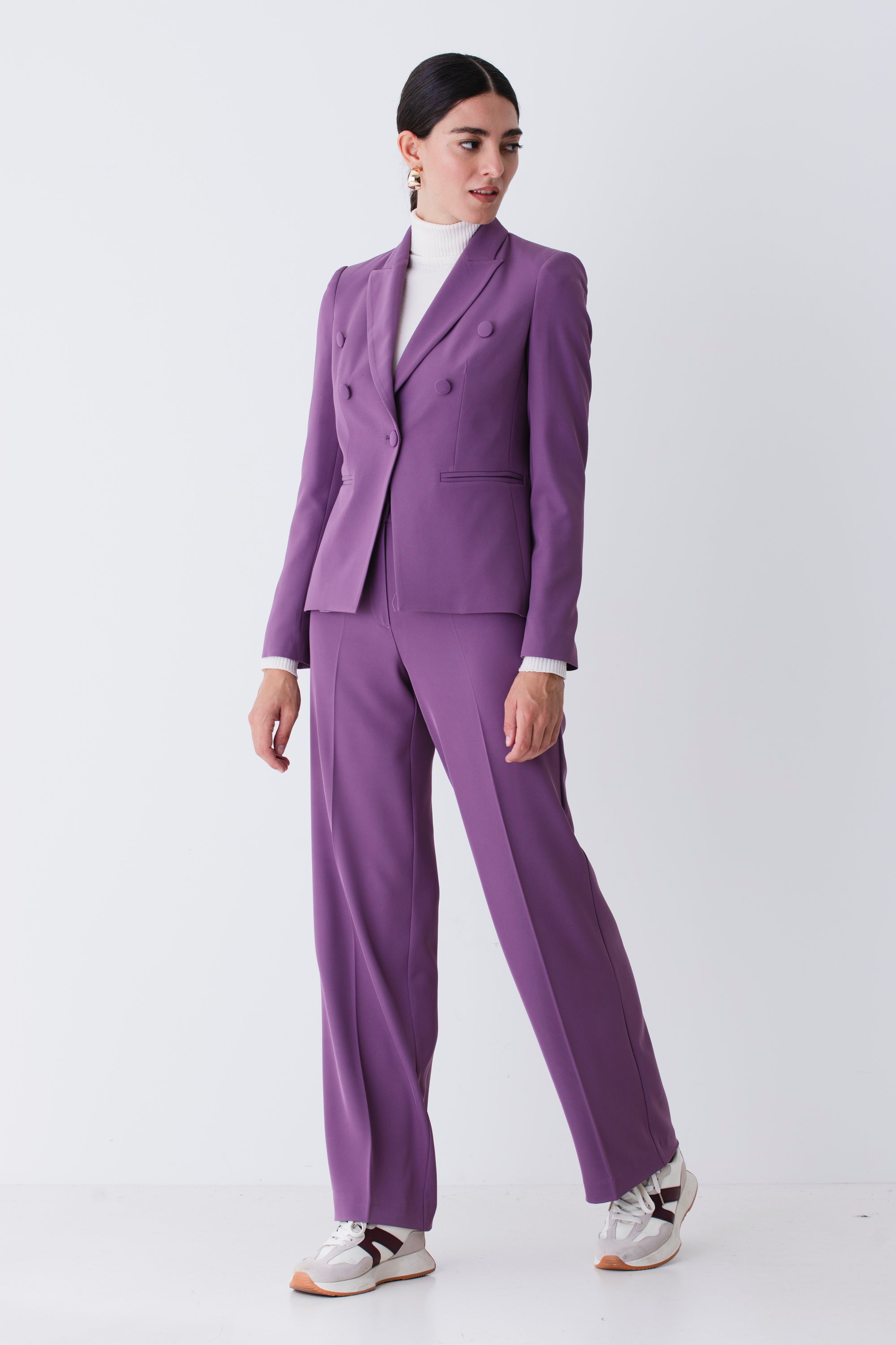 Completo ad un petto in cady fluido - FW26