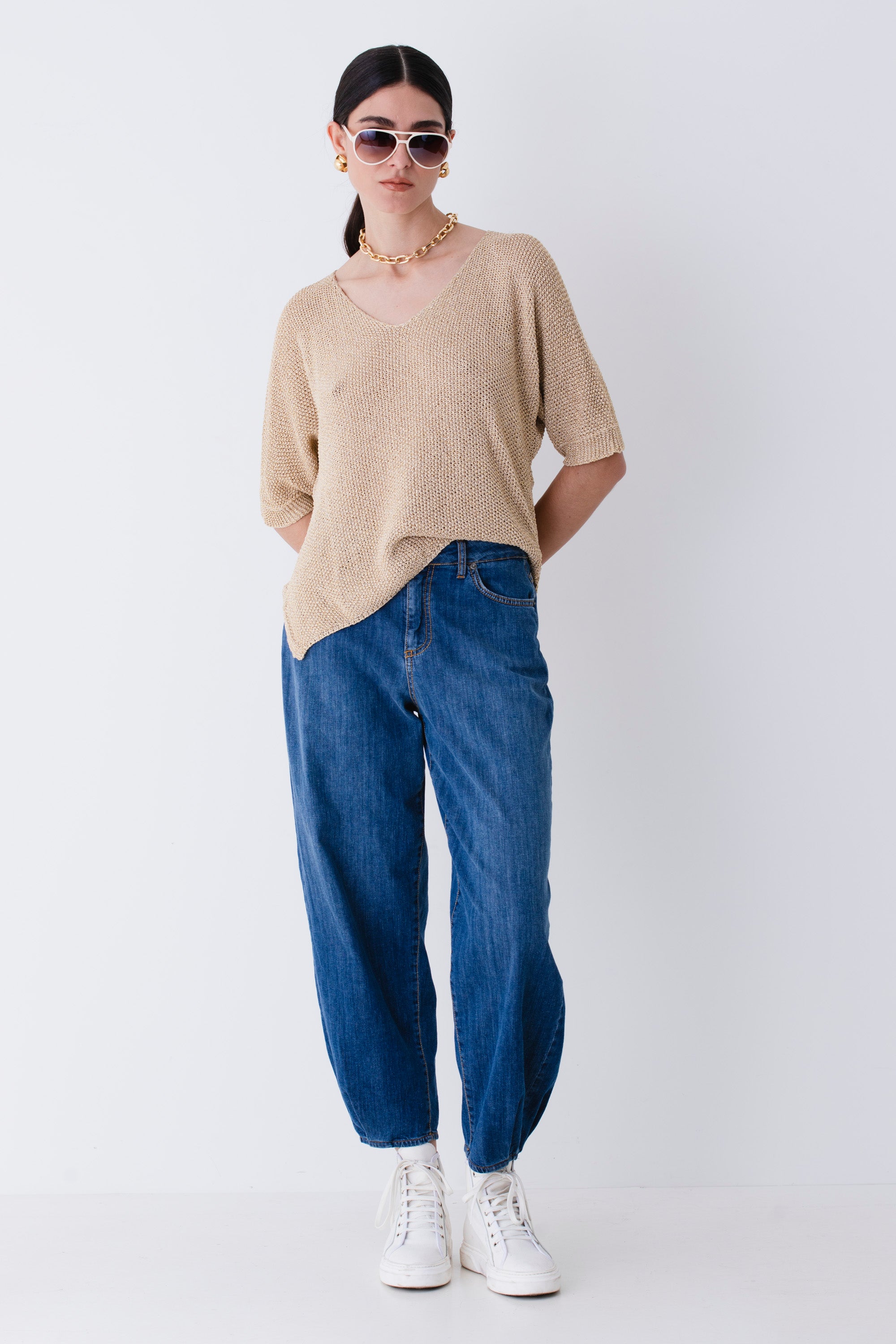 Pullover in lurex - PE25