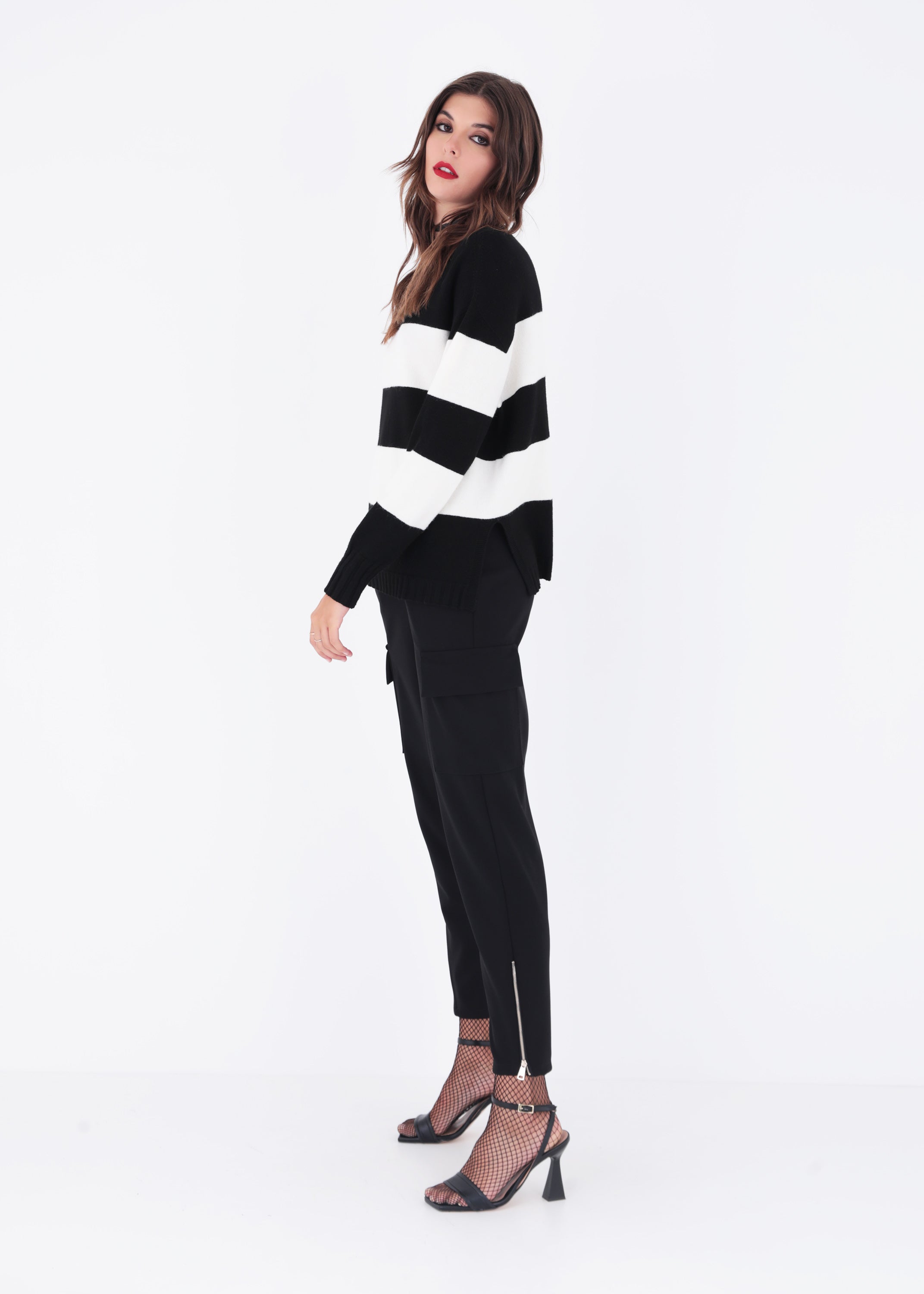 Pullover con righe orizzontali - FW23