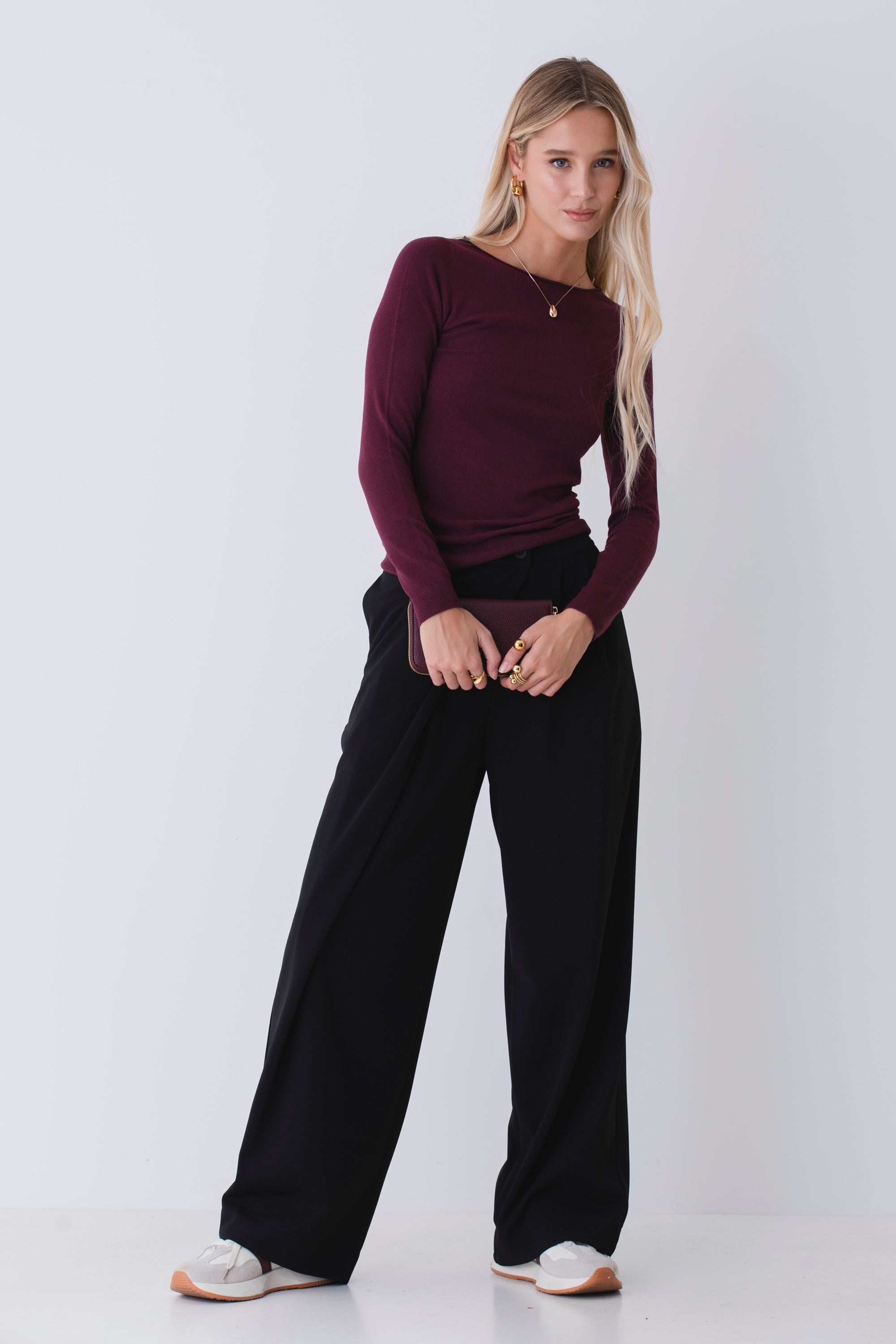 Maglia scollo barca basic - FW26