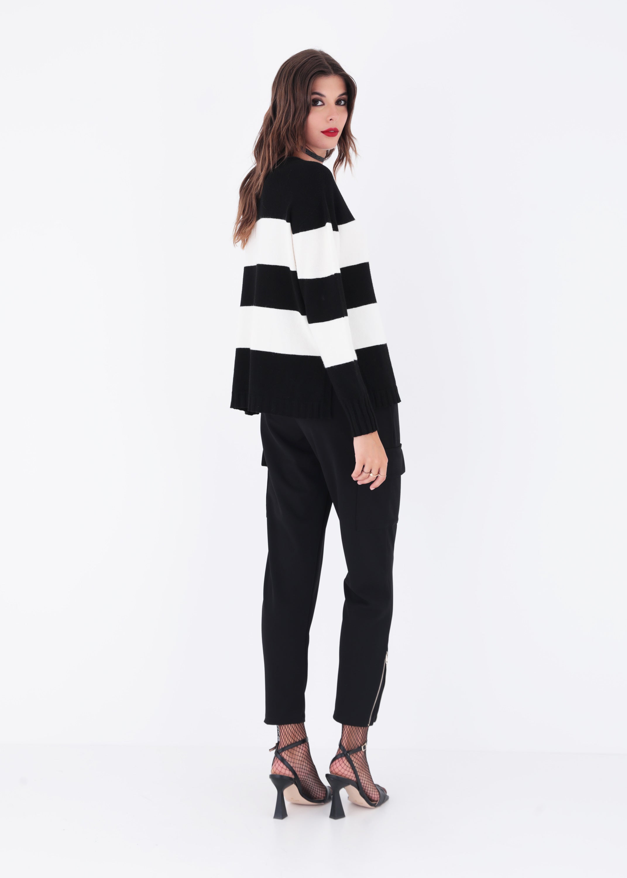 Pullover con righe orizzontali - FW23