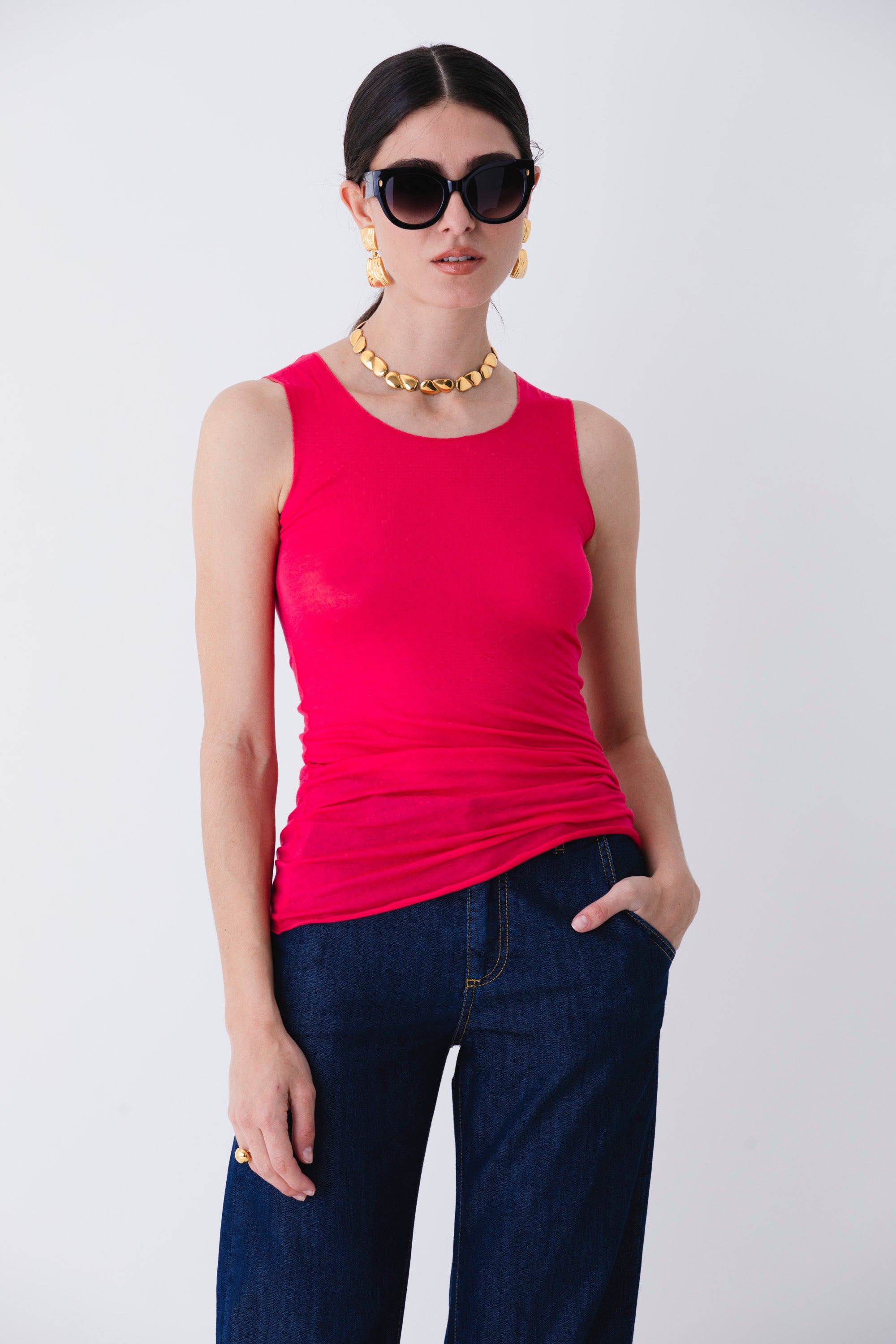Top basic in misto seta - PE25