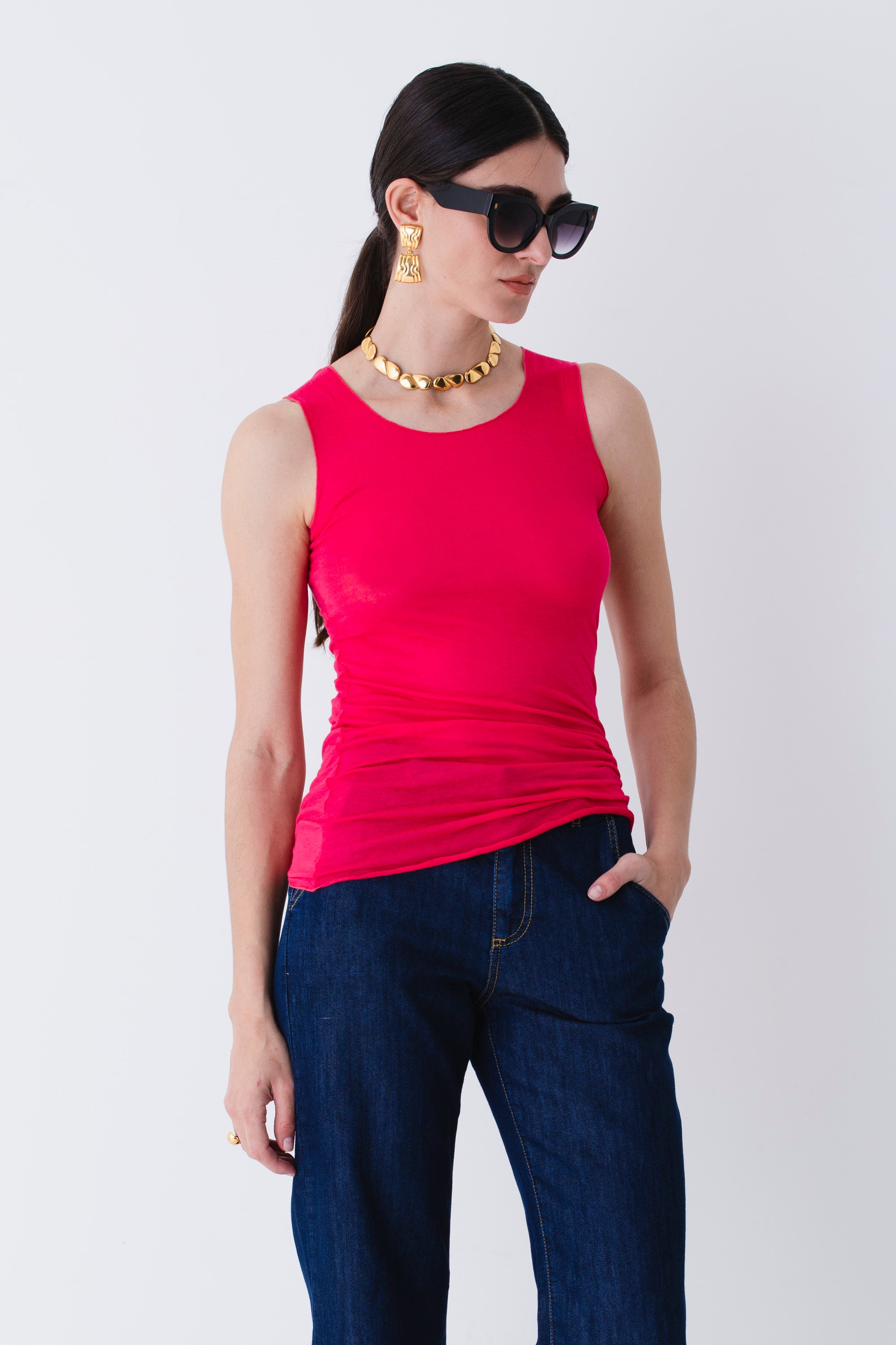 Top basic in misto seta - PE25