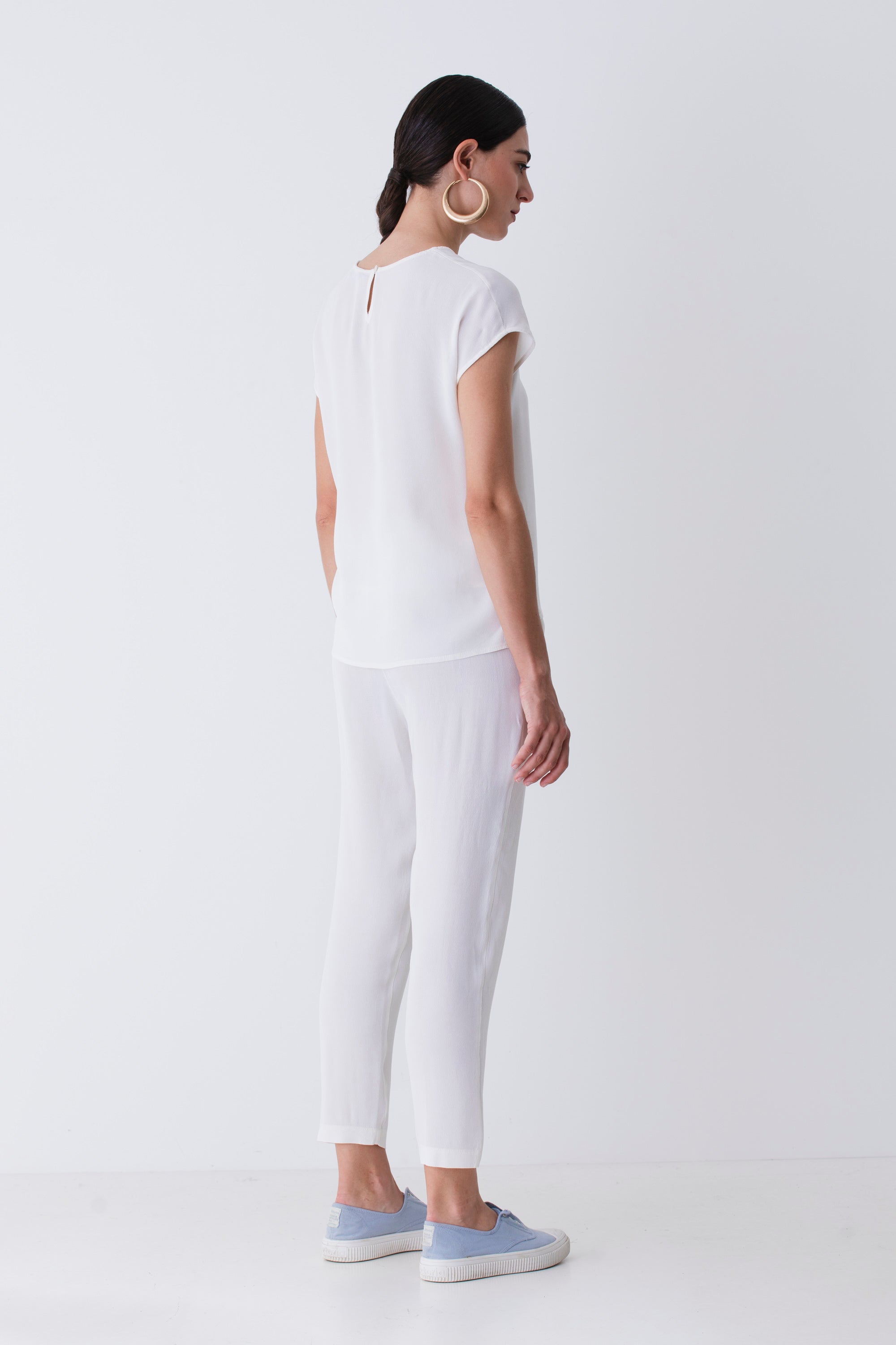 Pantalone dritto in viscosa - PE25