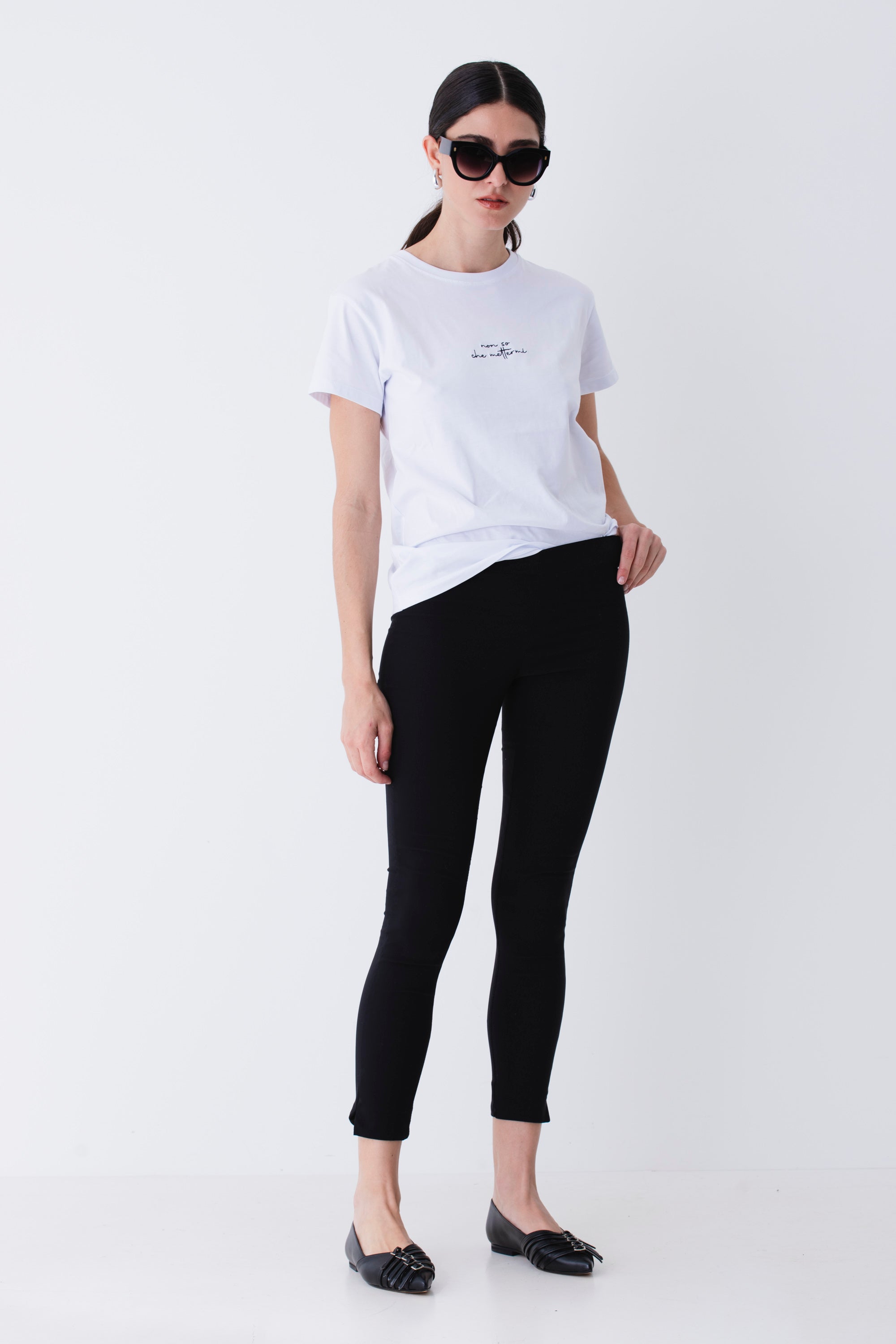 Pantaloni slim in bengalina stretch - PE25