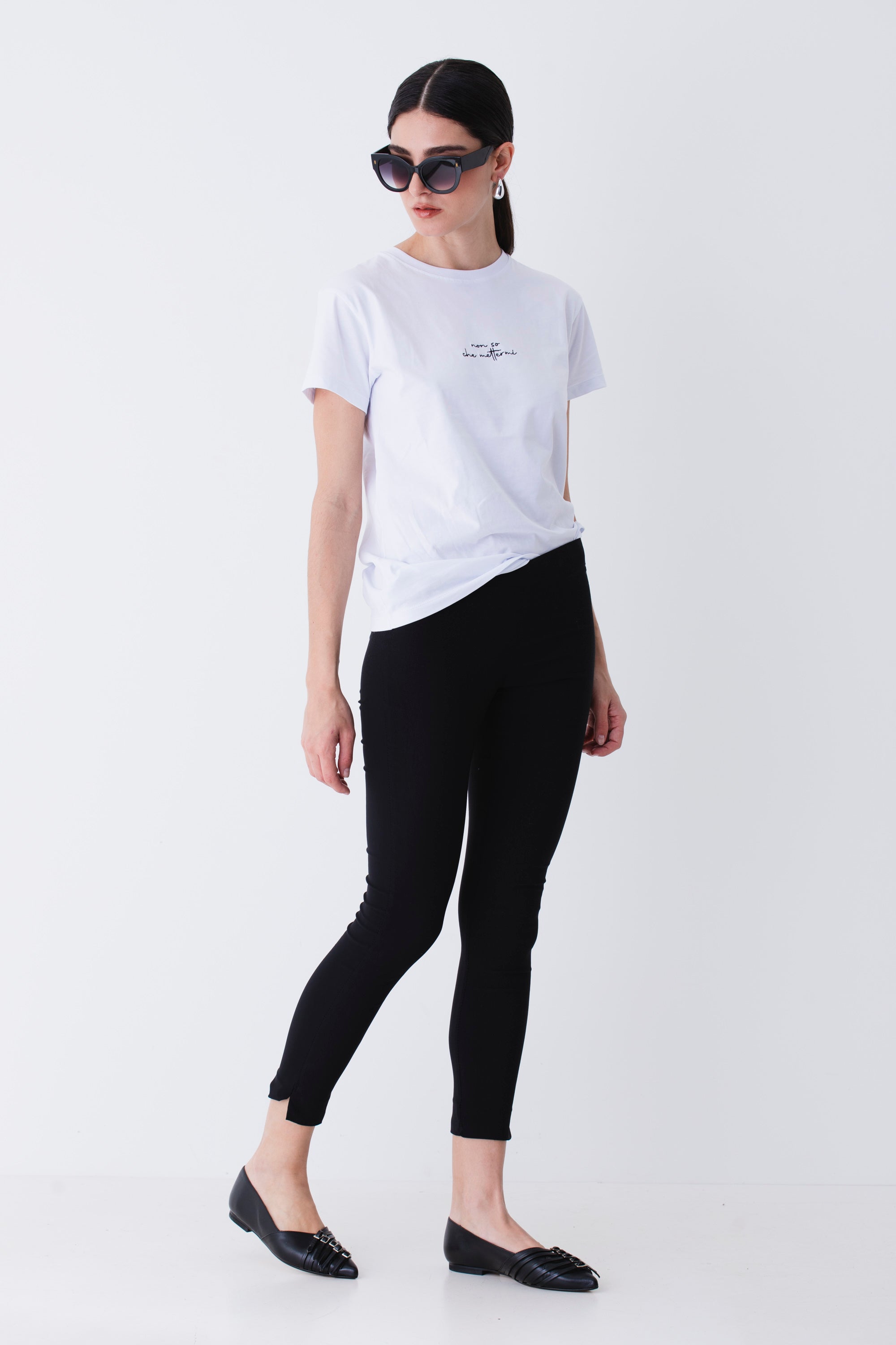 Pantaloni slim in bengalina stretch - PE25