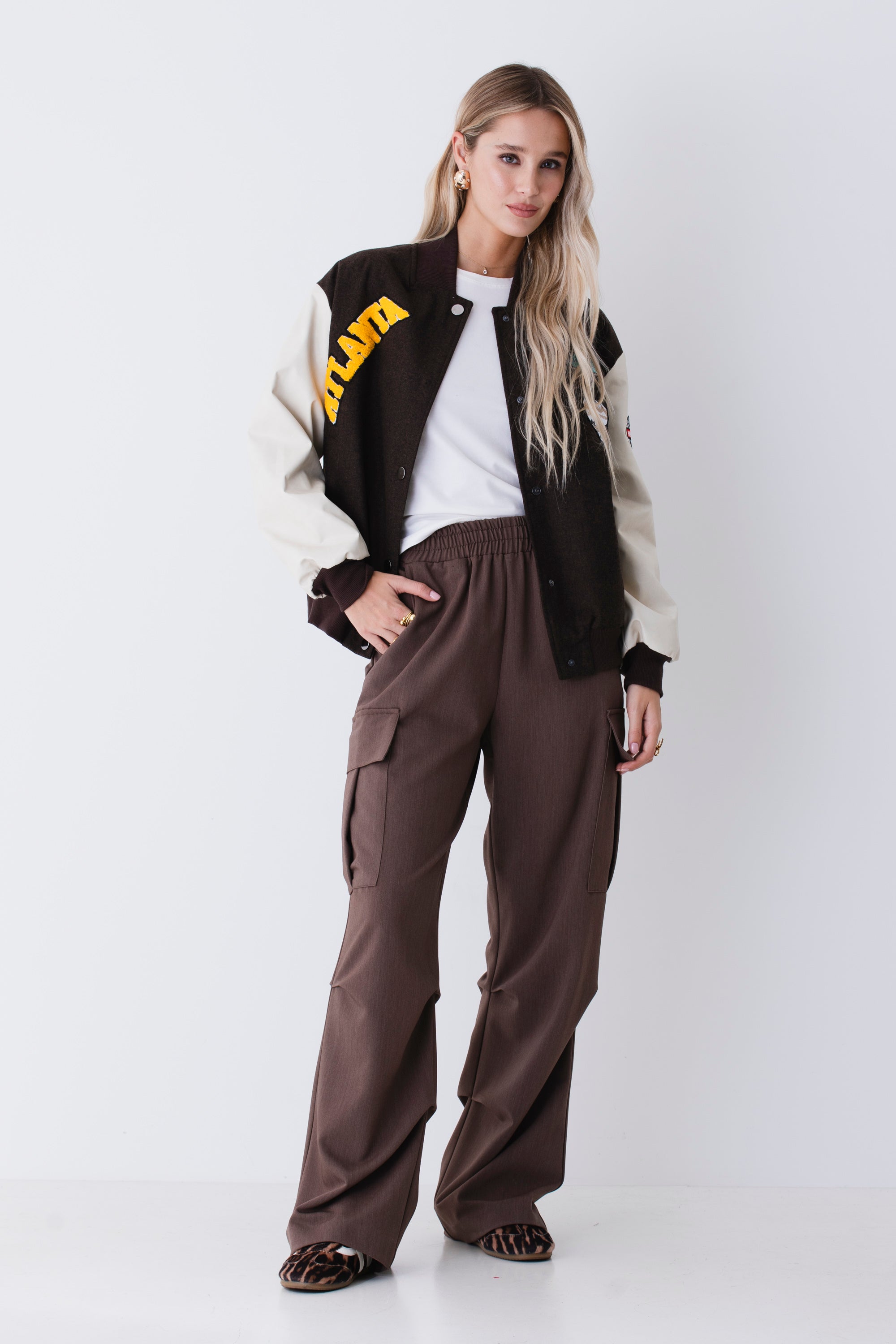 Bomber college con patch - FW26