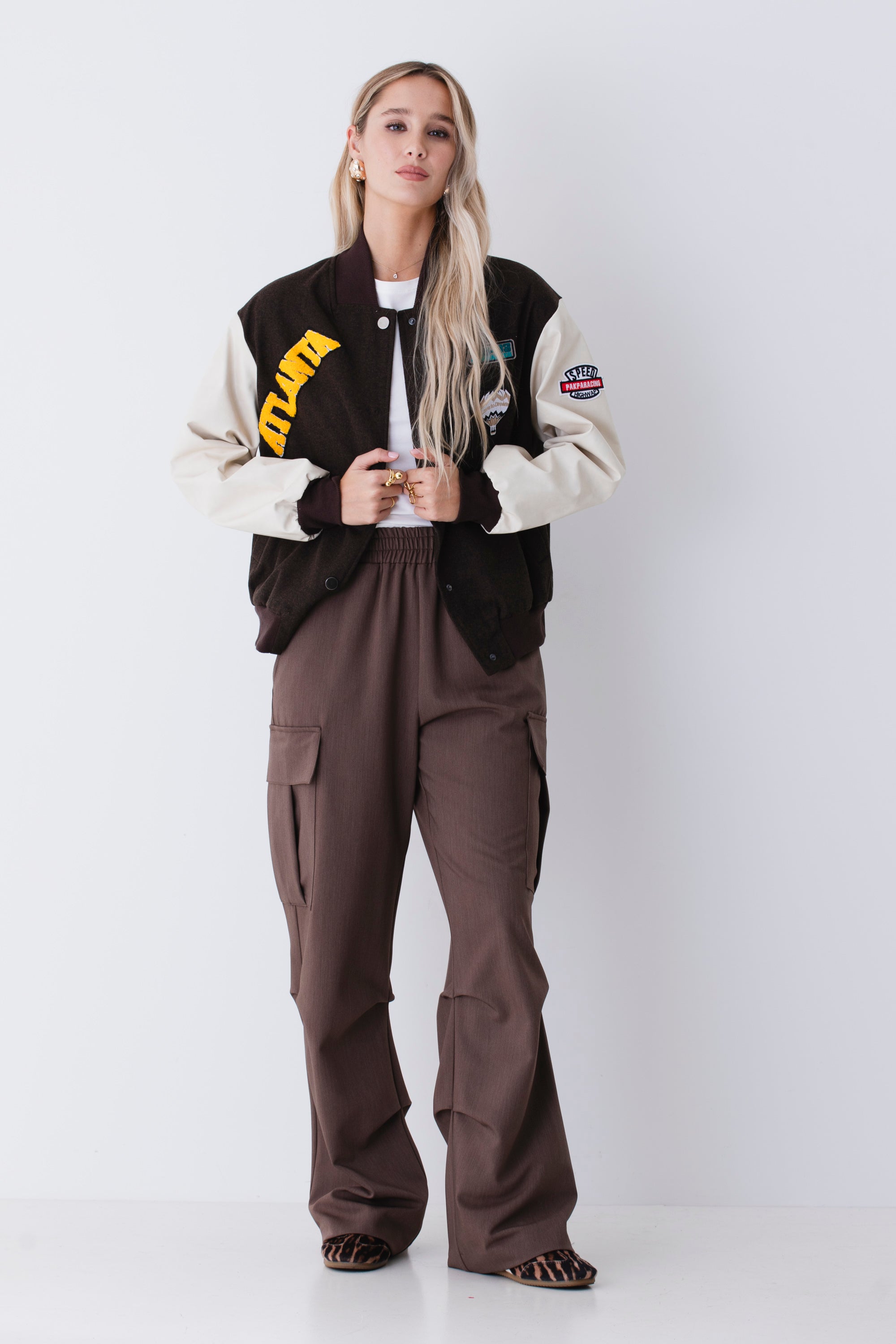 Bomber college con patch - FW26