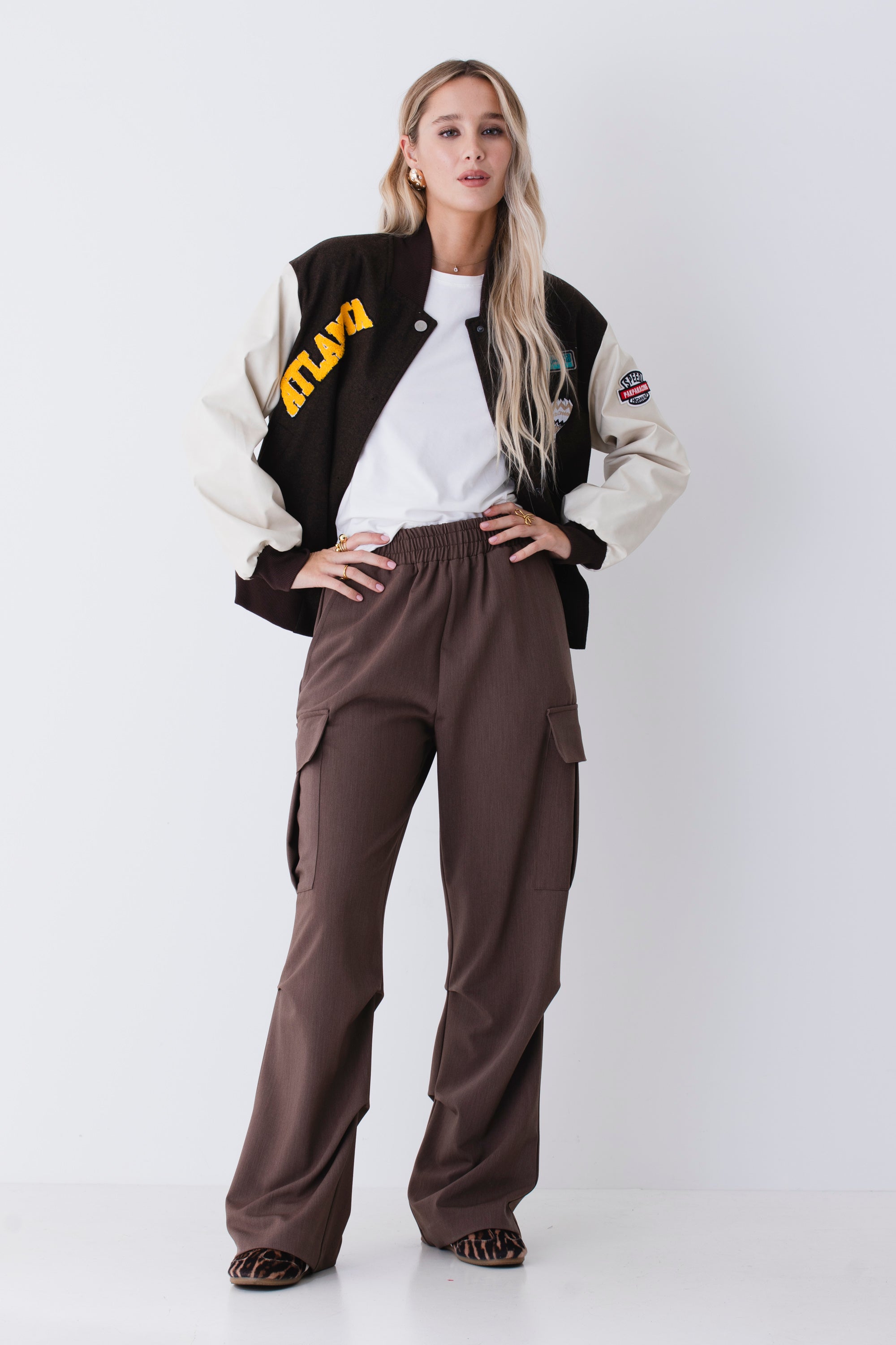 Bomber college con patch - FW26