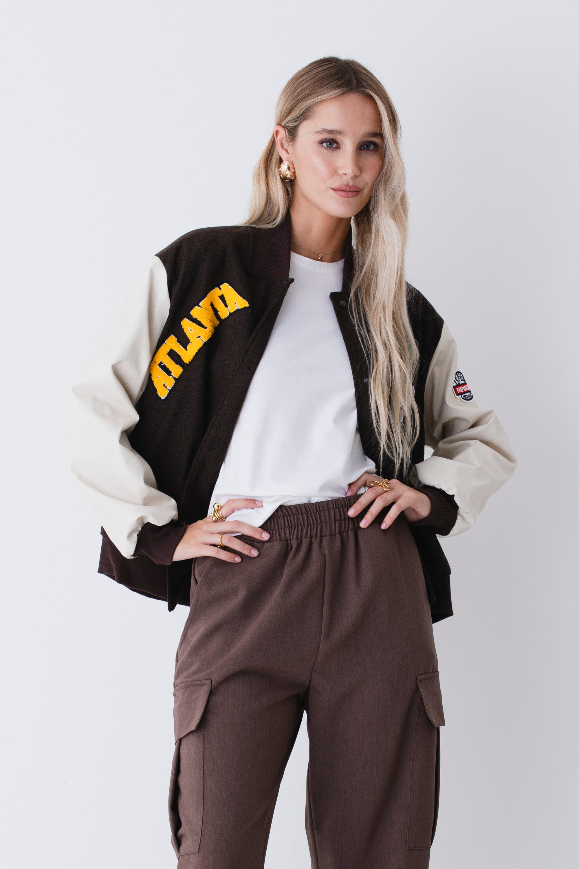Bomber college con patch - FW26
