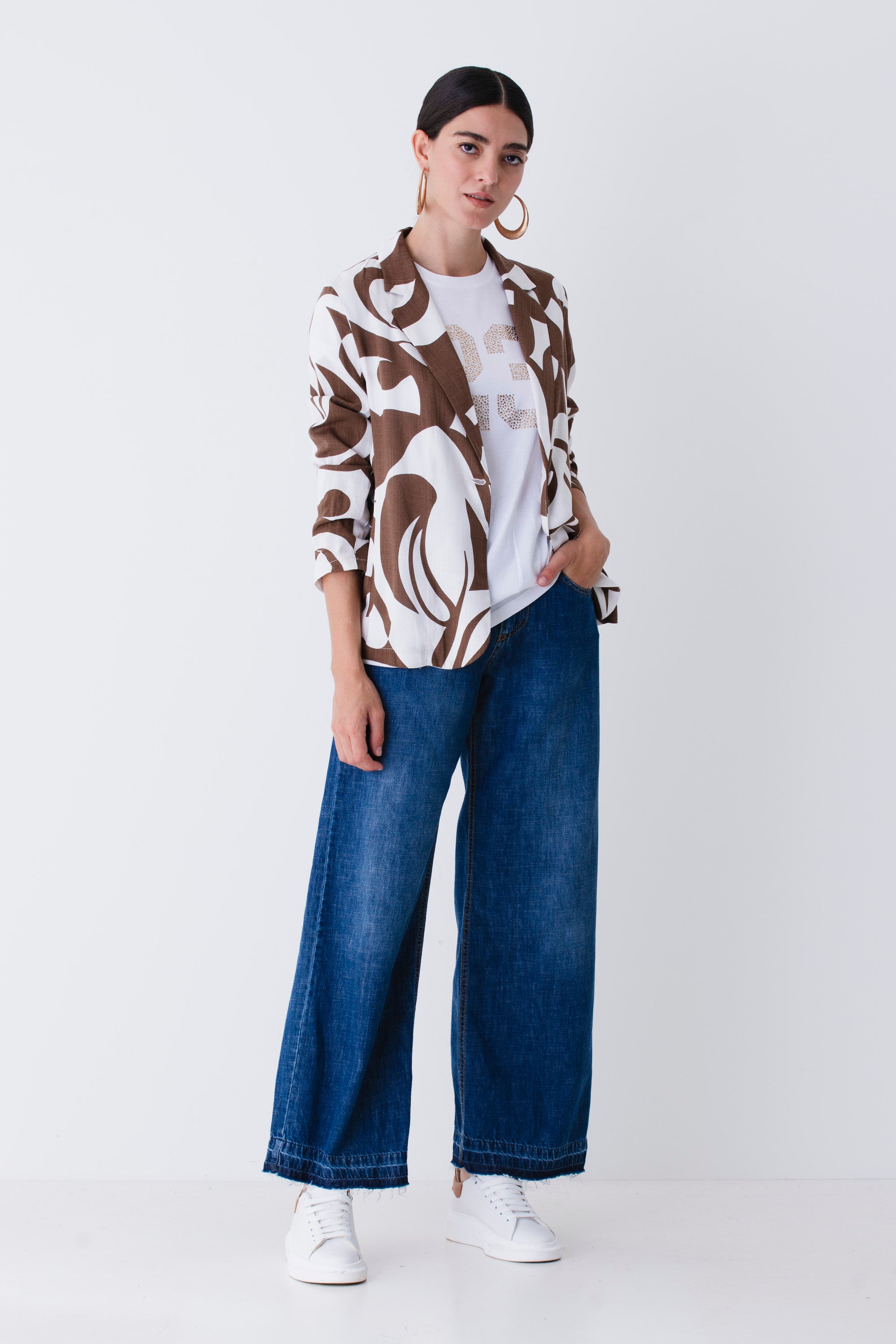 Camicia in viscosa fantasia floreale - PE25