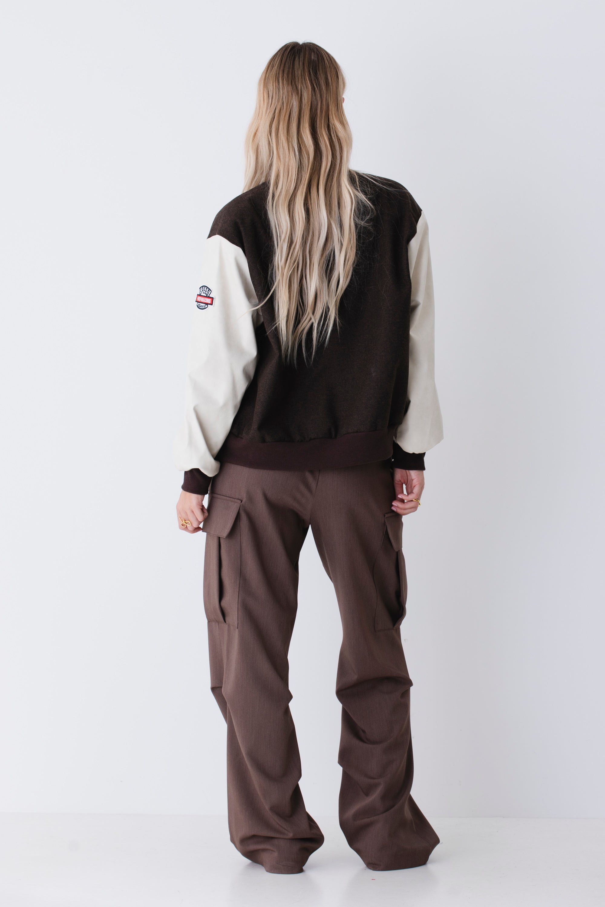 Bomber college con patch - FW26