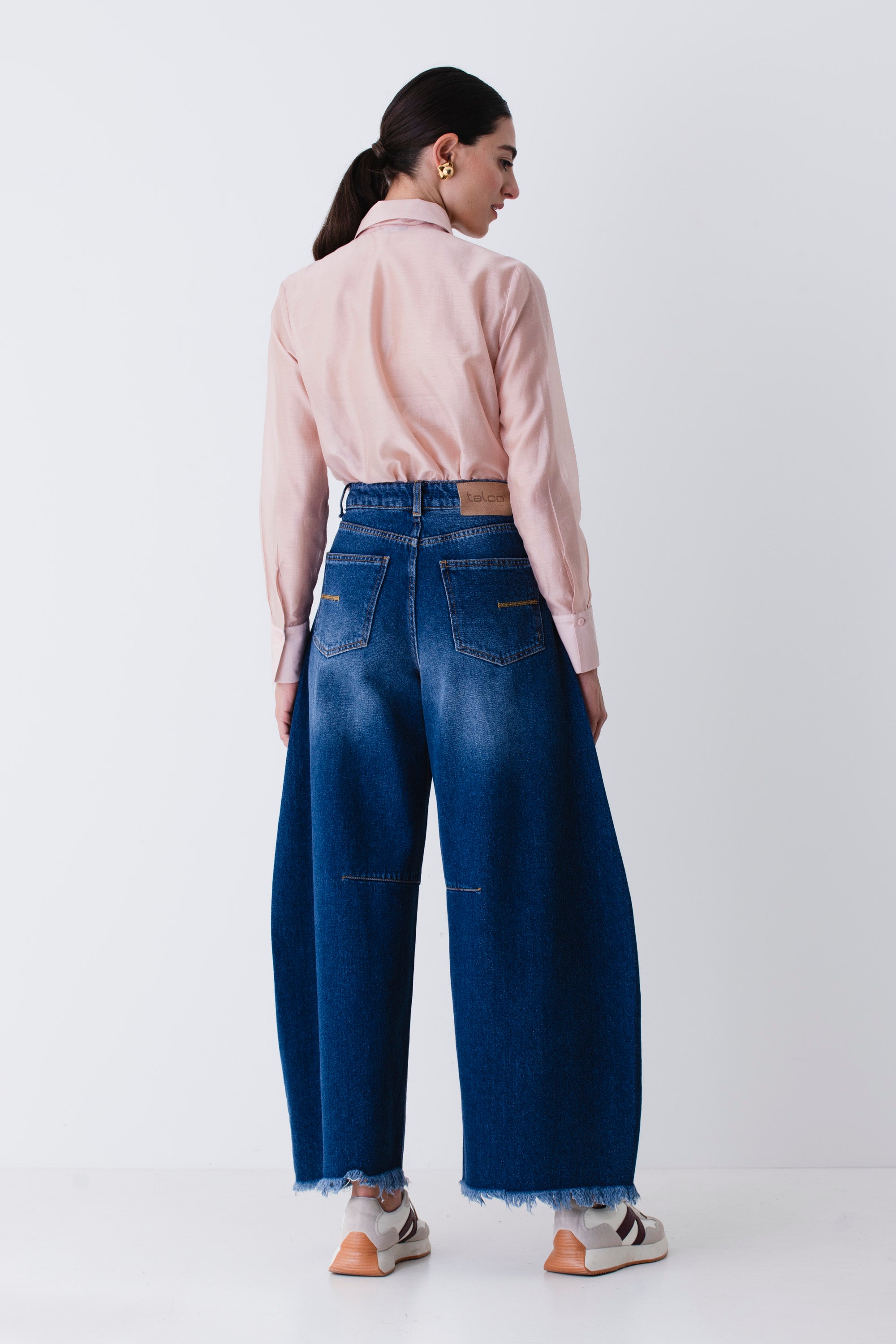 Camicia con fiocco in organza - FW26