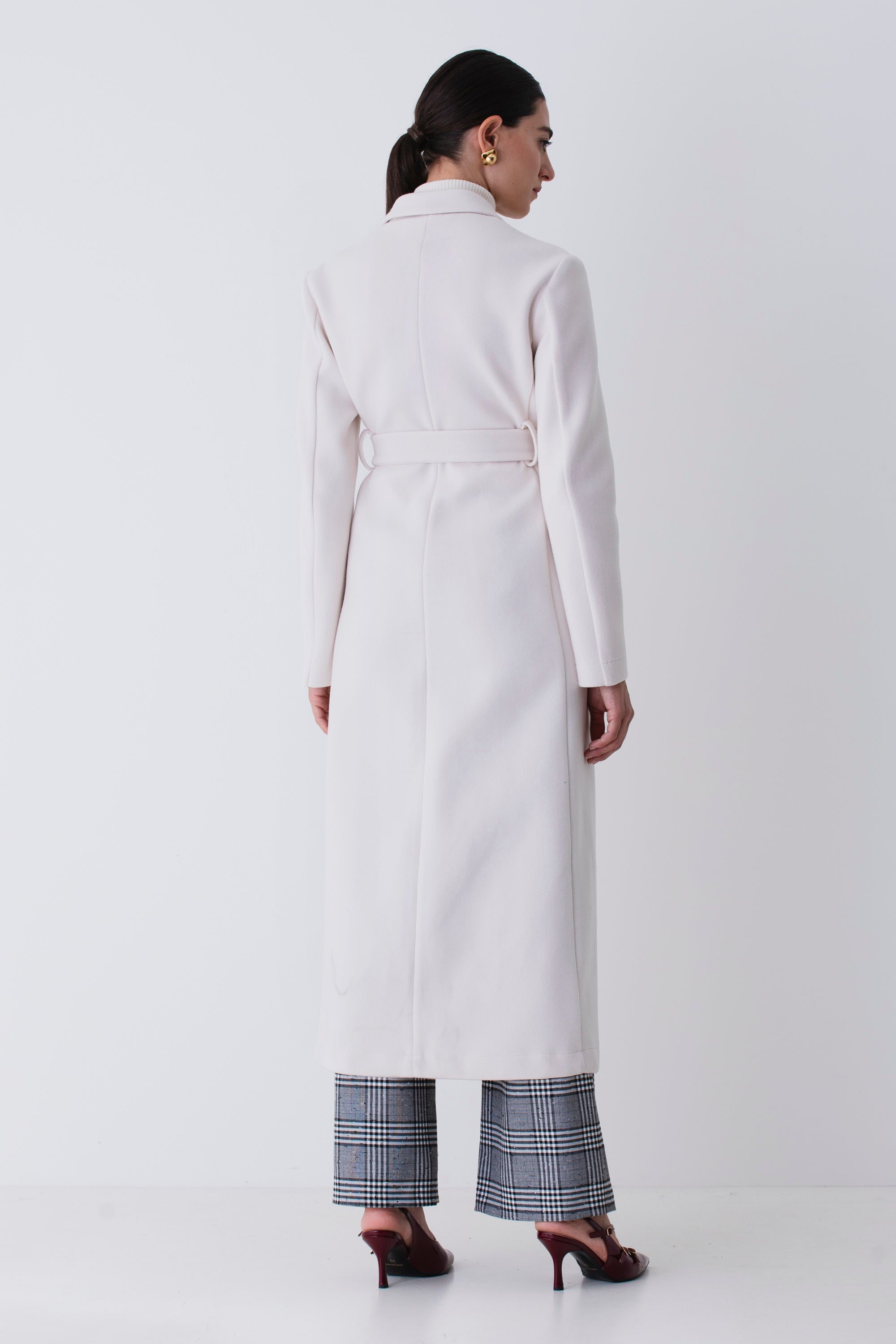 Cappotto lungo con cintura - FW26