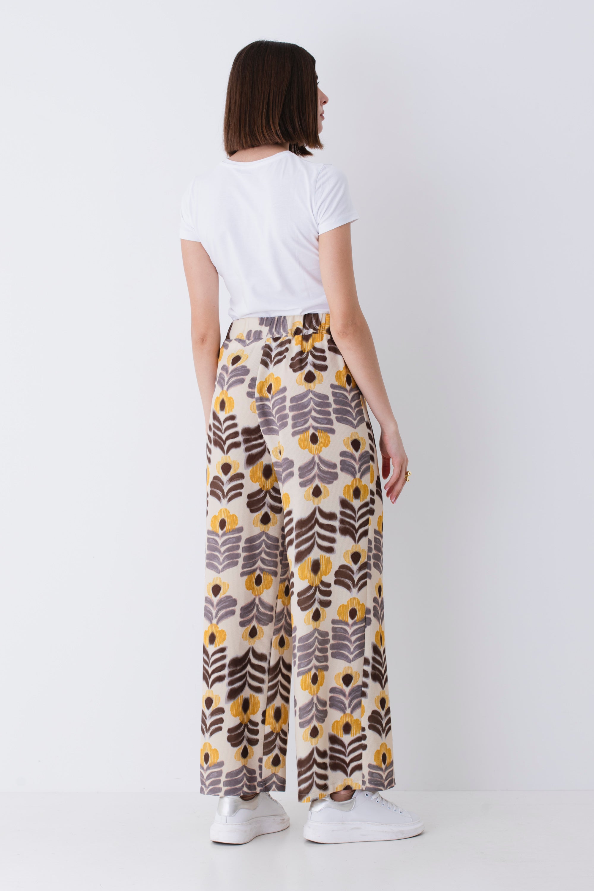 Pantalone palazzo fantasia etnica - PE25