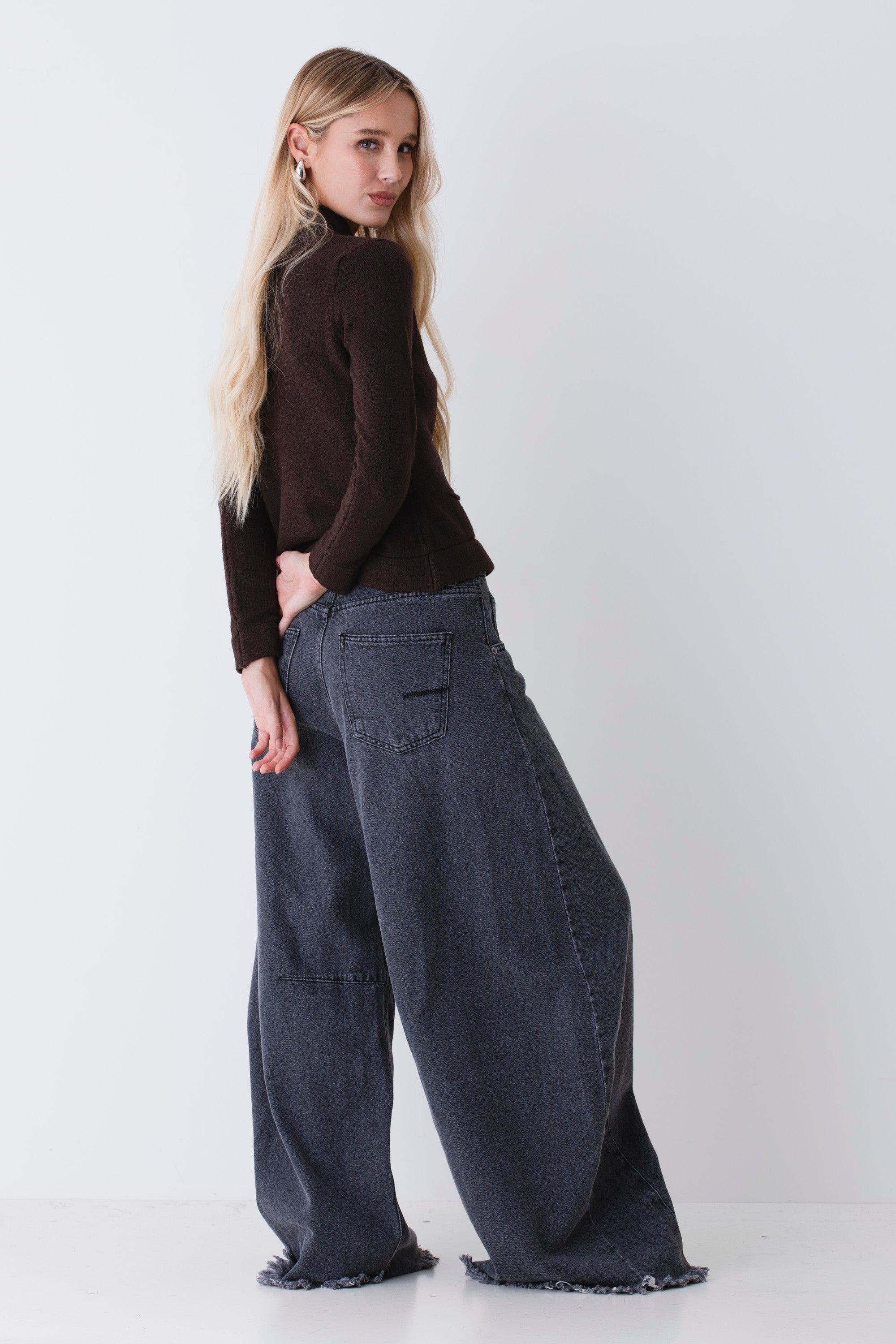 Giacca in maglia con taschine - FW26