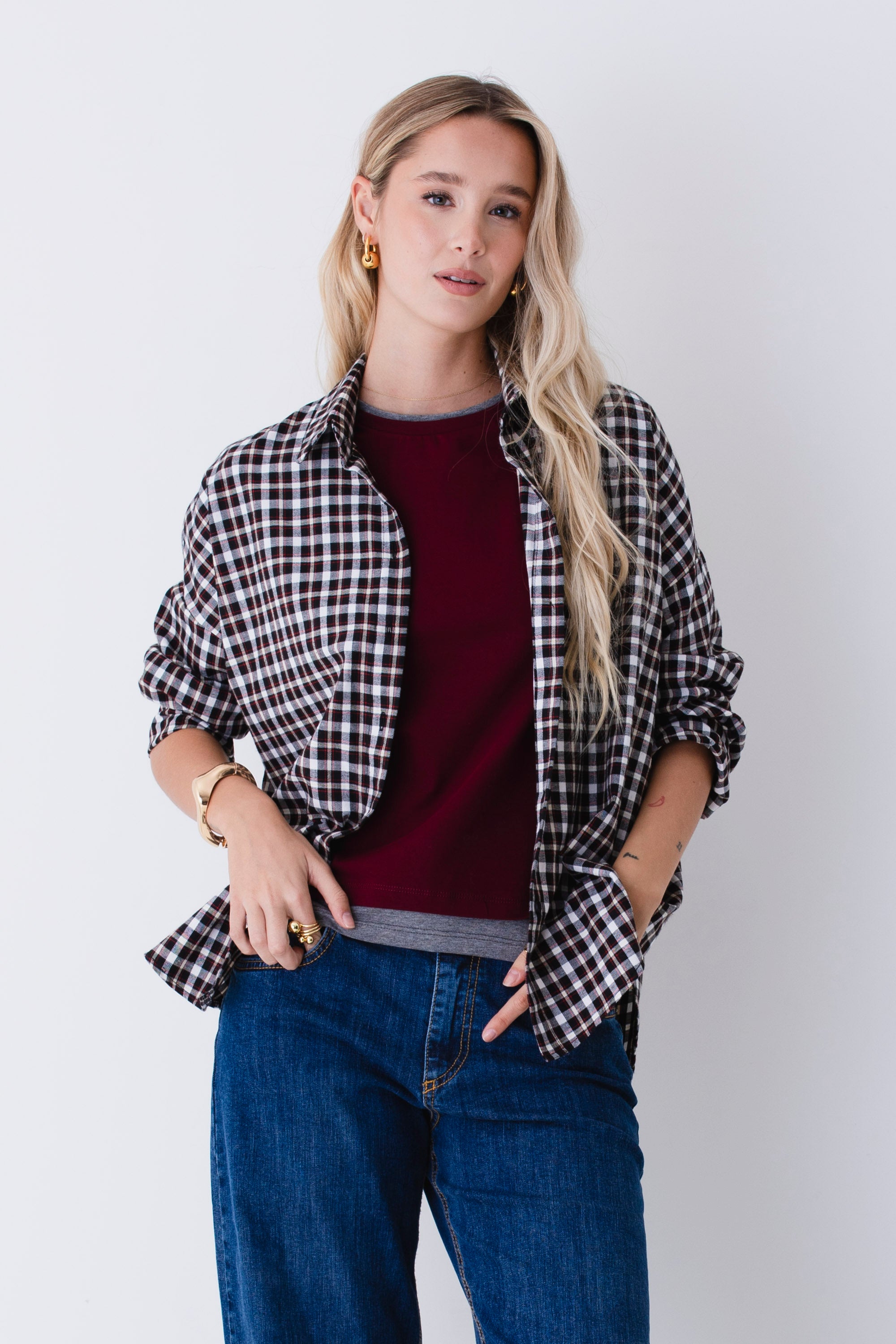 Camicia a quadri in cotone - FW26