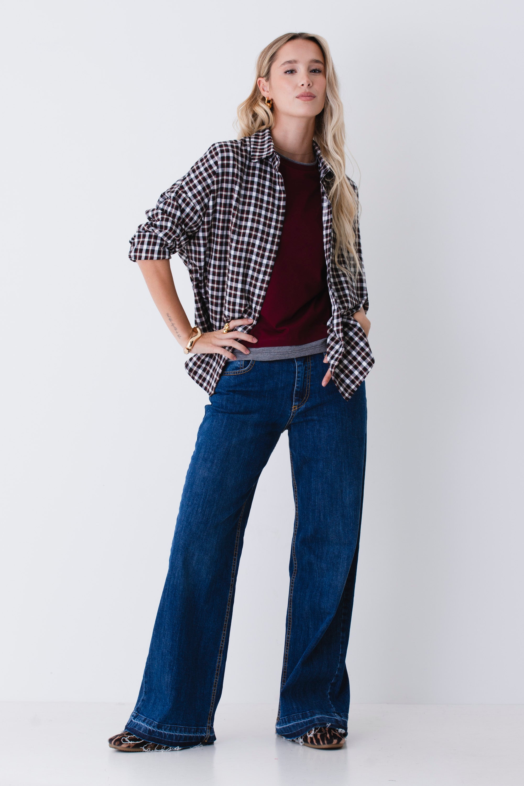 Camicia a quadri in cotone - FW26