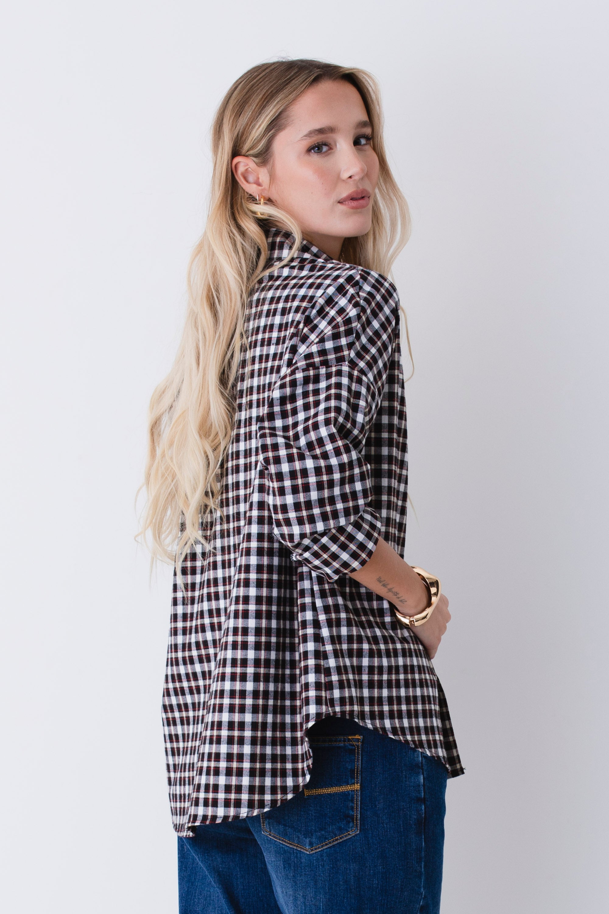 Camicia a quadri in cotone - FW26