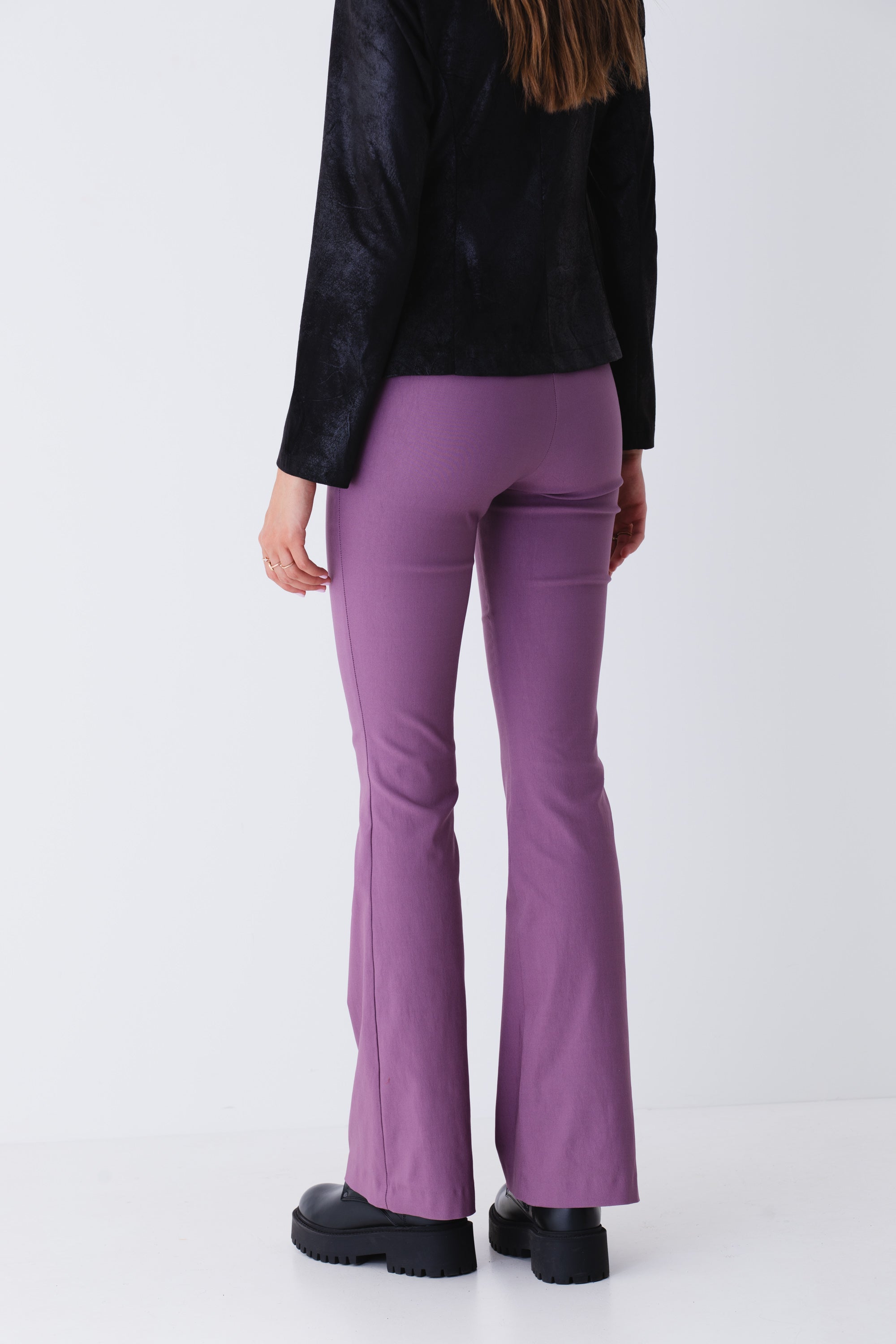 Pantaloni svasati in bengalina stretch - FW25
