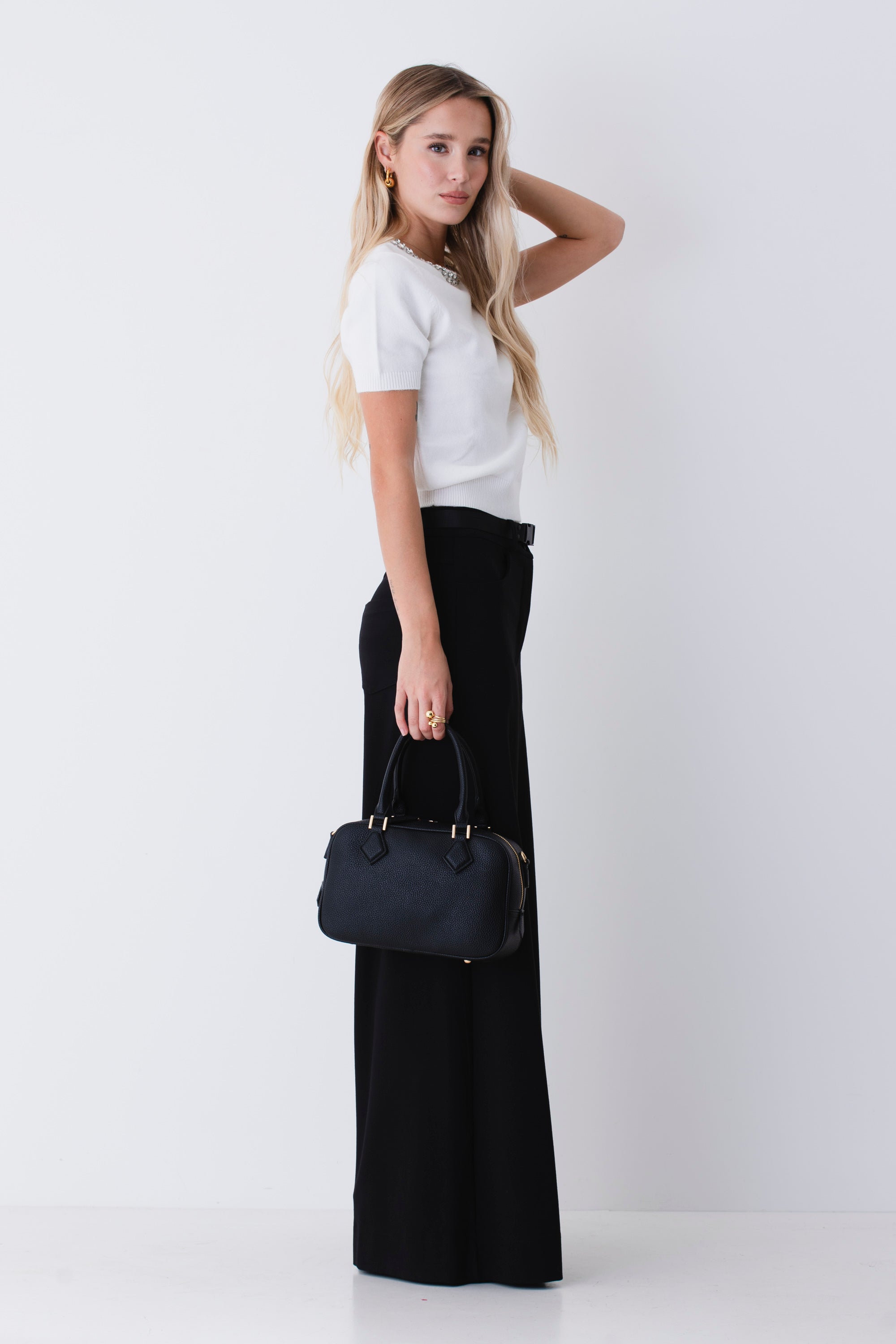 Pantalone palazzo in punto milano - FW26