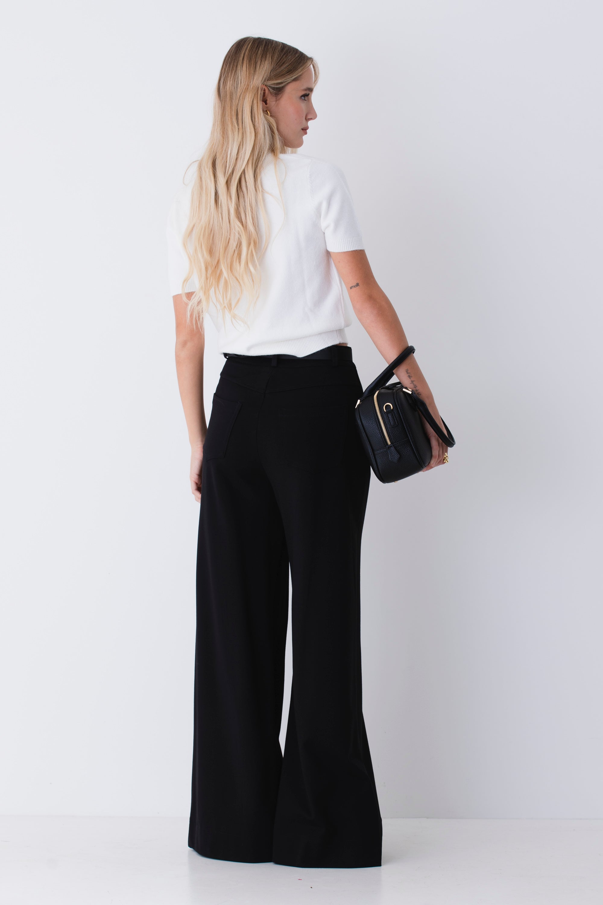 Pantalone palazzo in punto milano - FW26