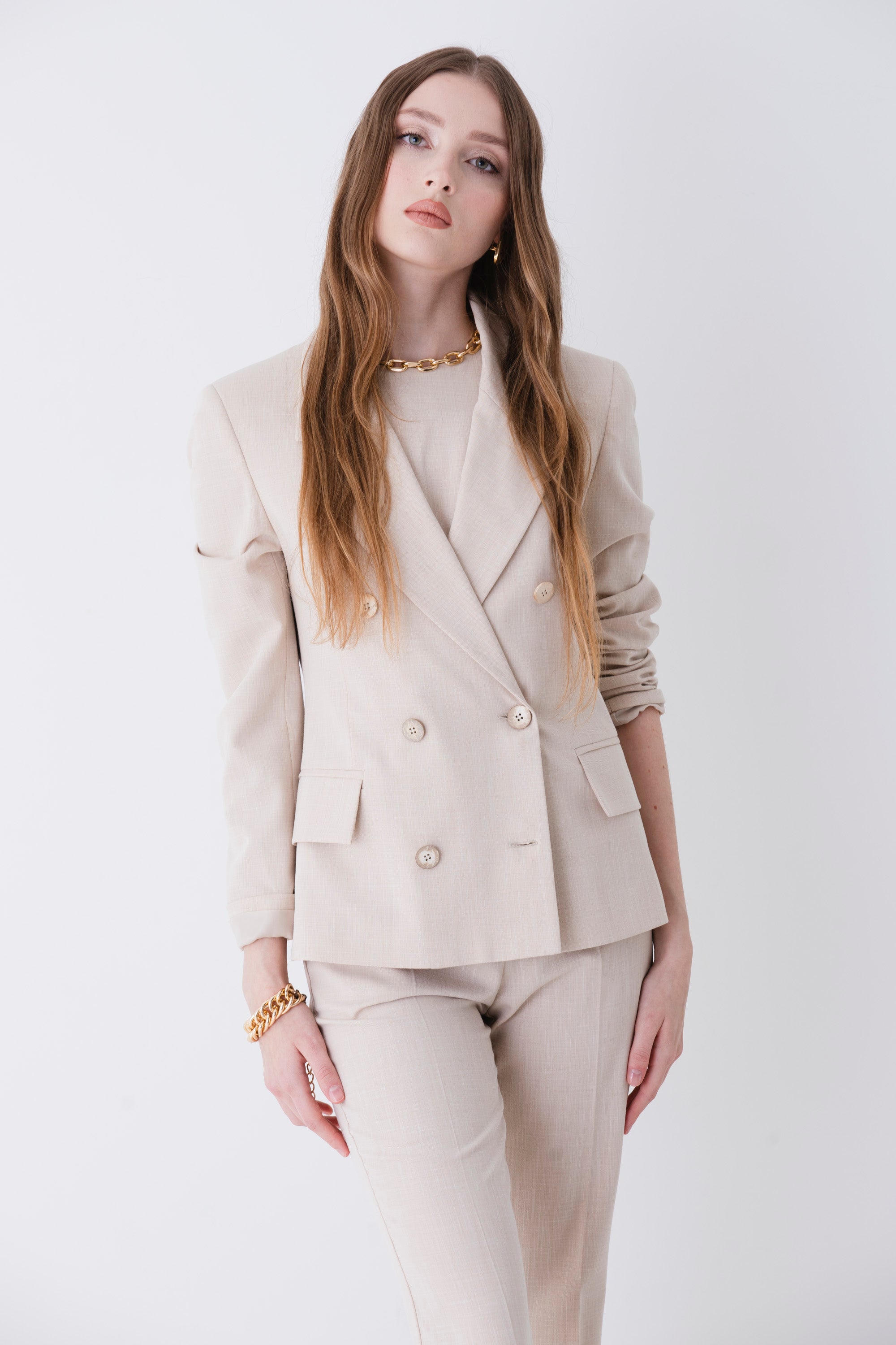 Blazer doppio petto in grisaglia - PE25
