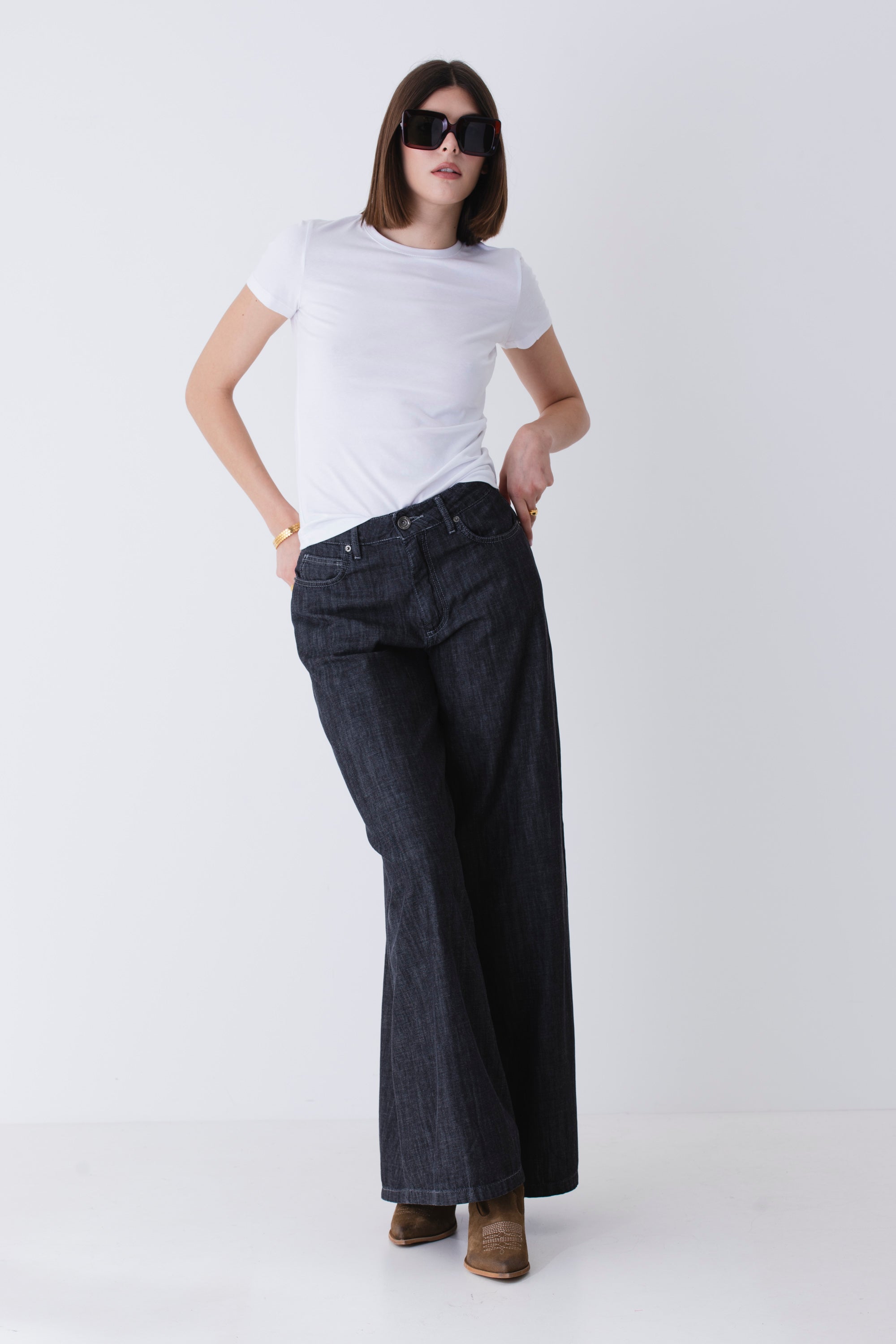 Jeans baggy wide leg - PE25