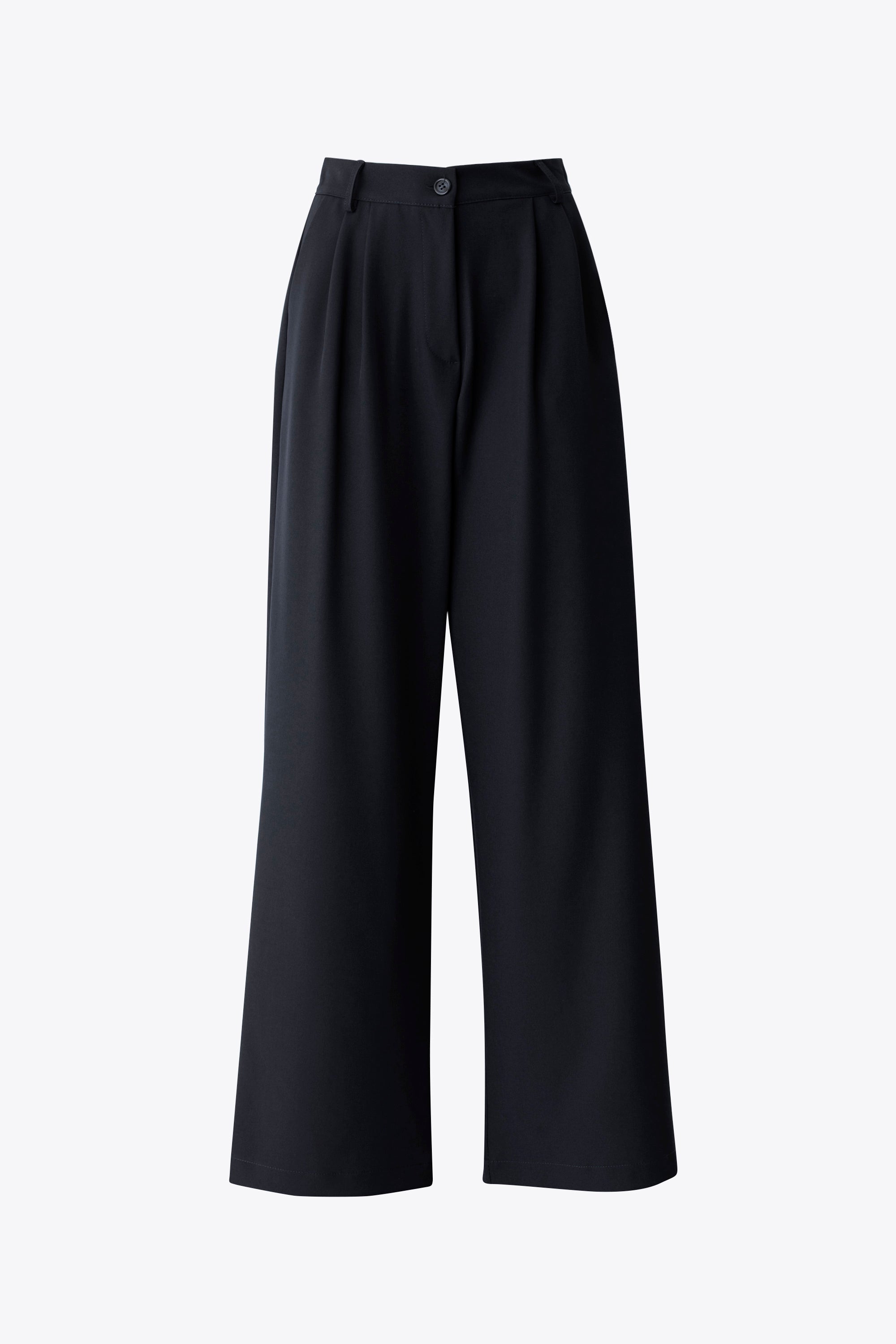 Pantalone gaucho con pieghe in mano lana - FW26