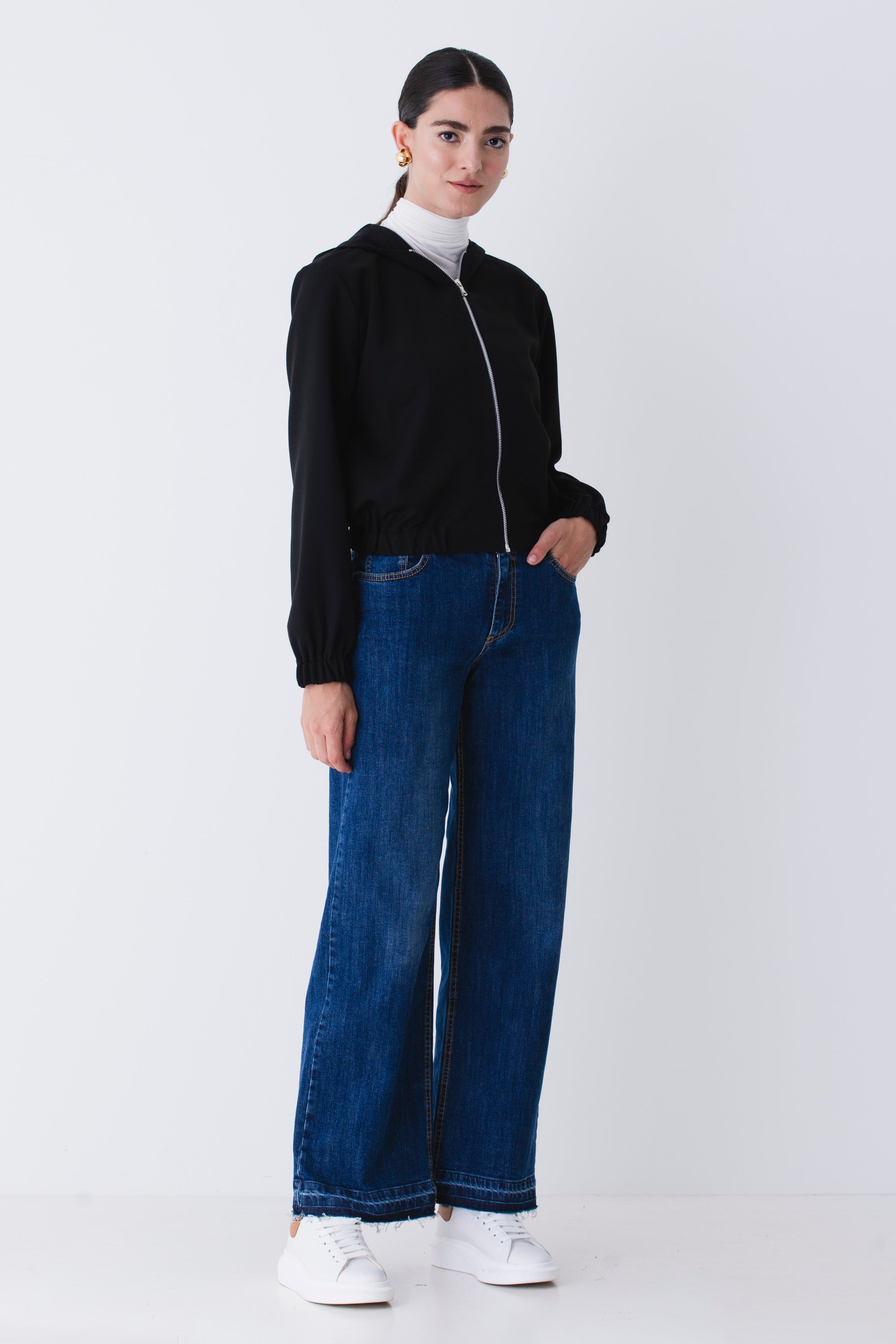 Giacca bomber in mano lana - FW26