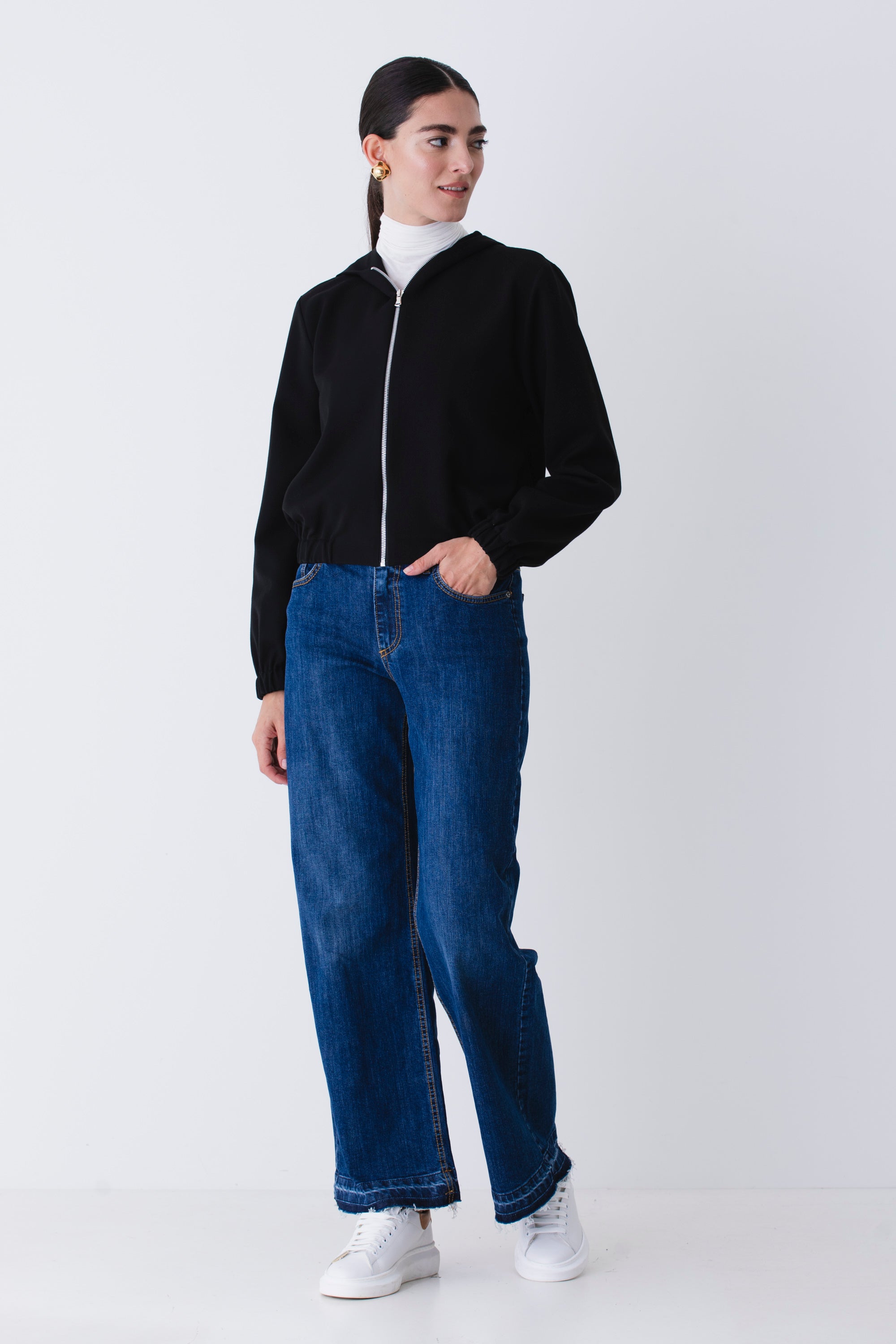 Giacca bomber in mano lana - FW26