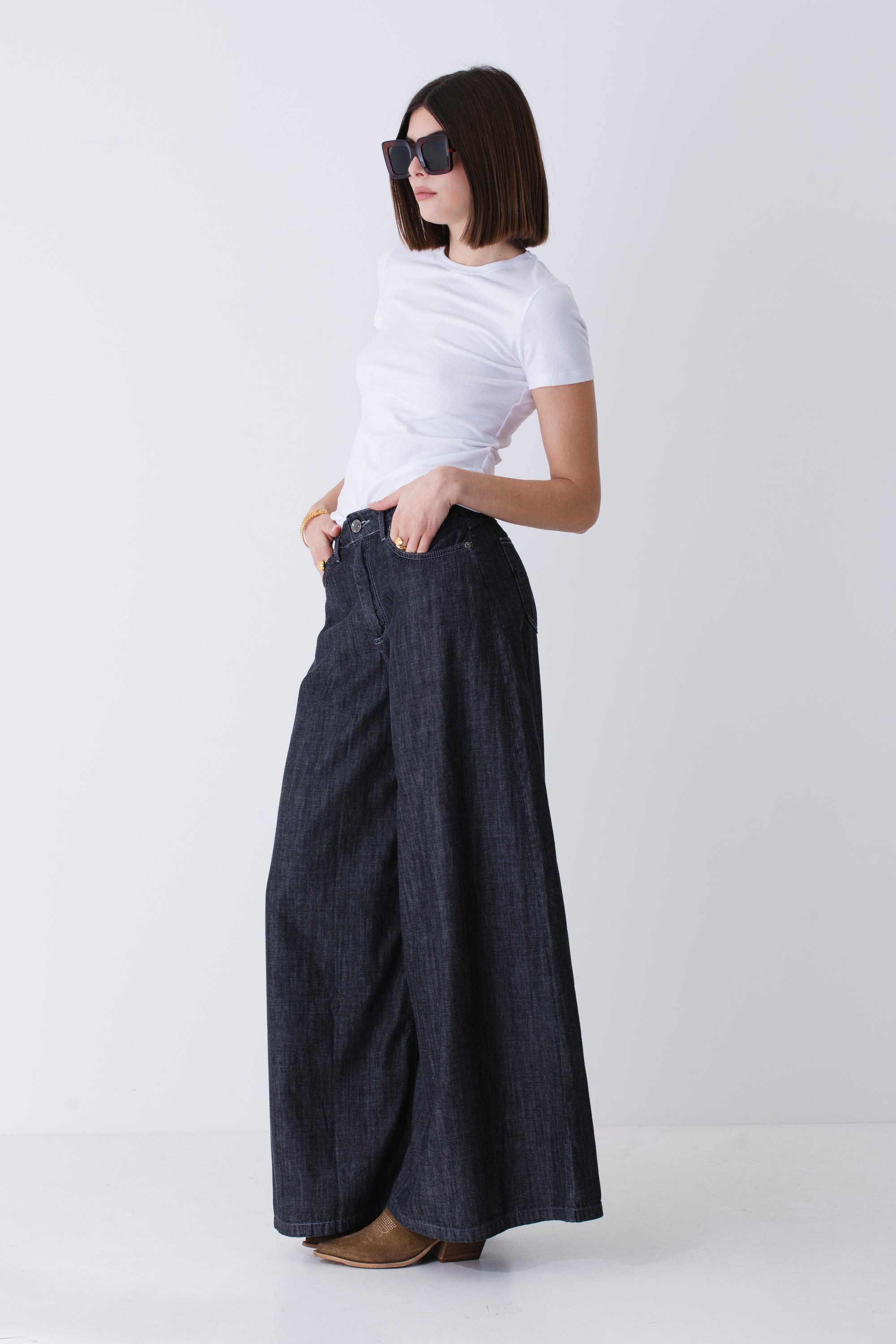 Jeans baggy wide leg - PE25