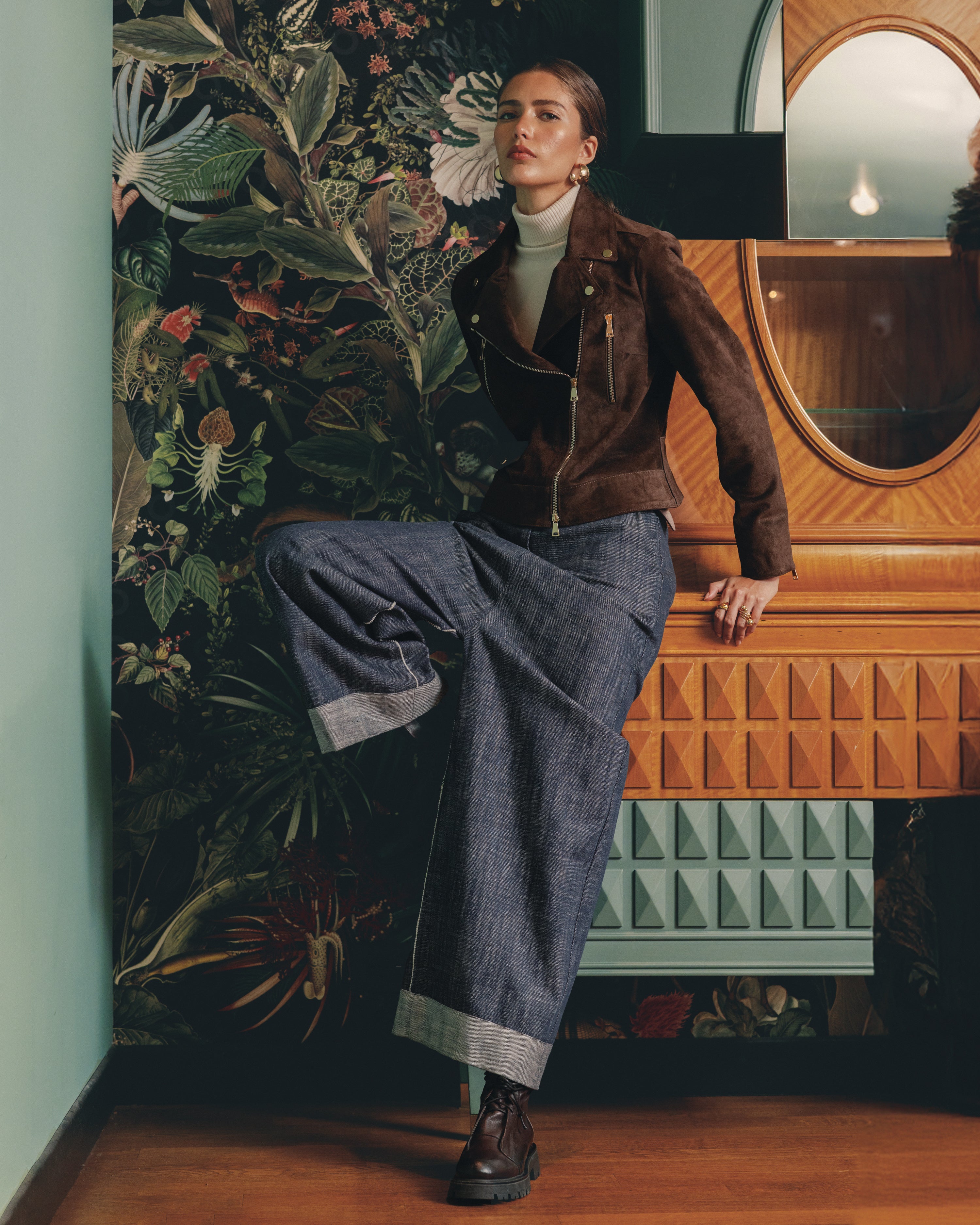 Jeans super ampio a vita bassa - FW26