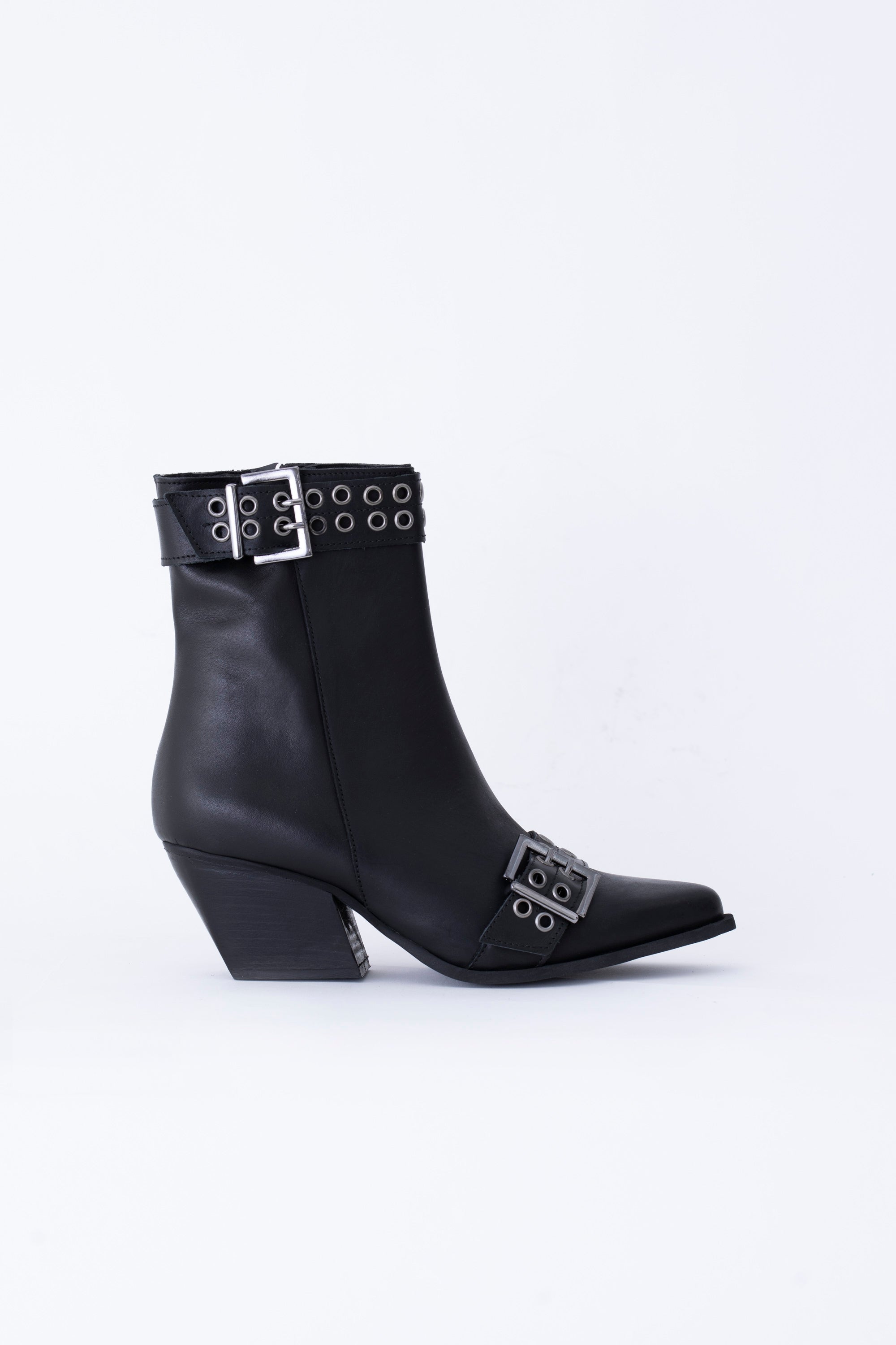 Stivaletto texano con fibbie - FW26