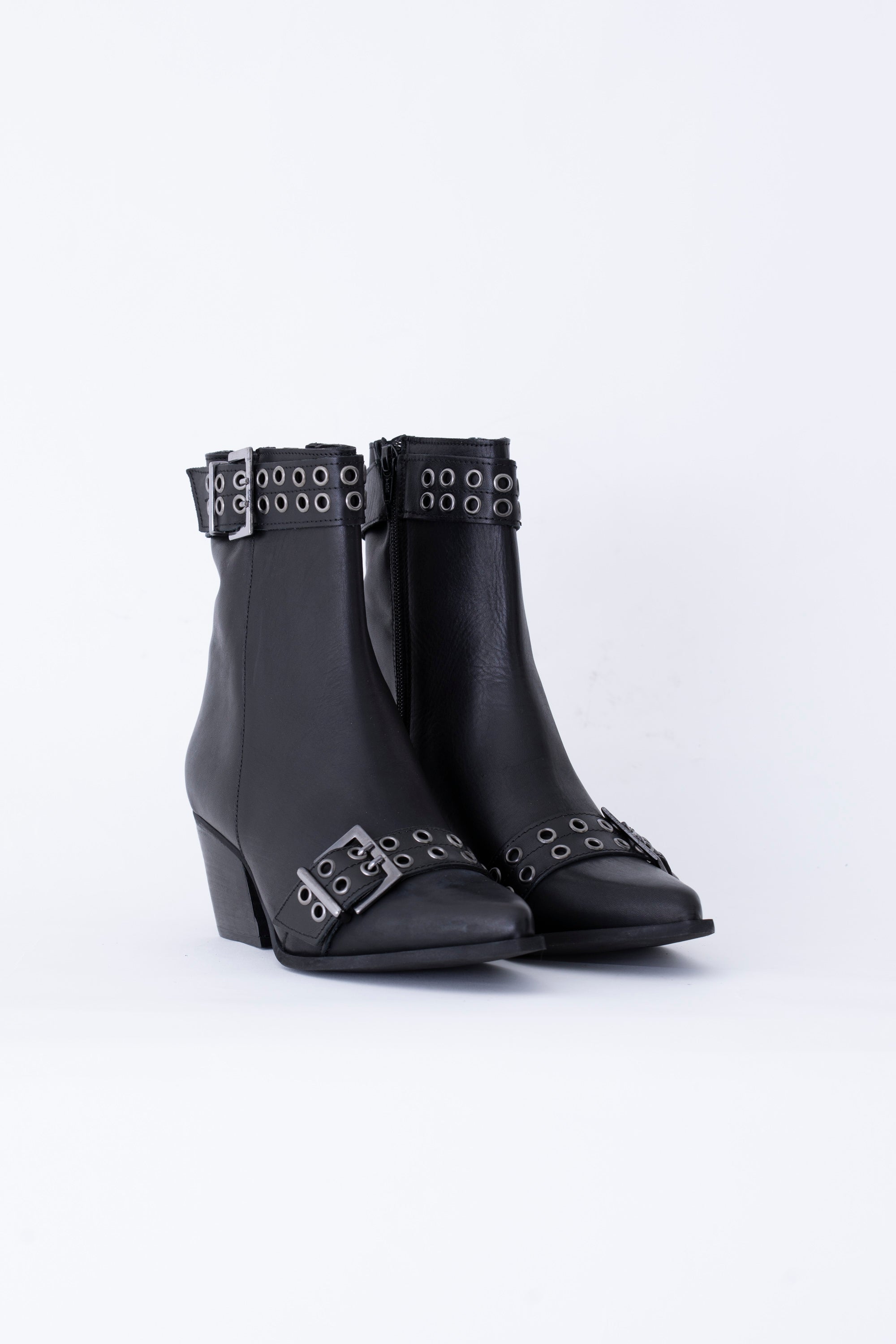Stivaletto texano con fibbie - FW26